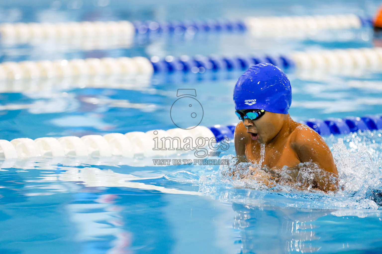 Day 1 of BML 6th National Kids Swimming Kids Festival 2025 held in Hulhumale', Maldives on Monday, 3rd November 2024. Photos: Hassan Simah / images.mv