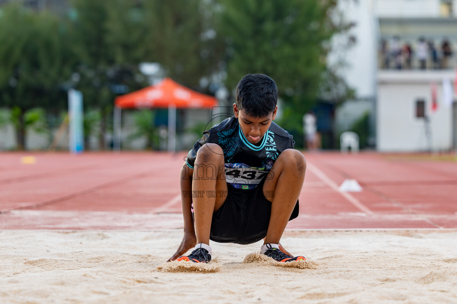 Day 1 of MWSC Interschool Athletics Championships 2024 held in Hulhumale Running Track, Hulhumale, Maldives on Saturday, 9th November 2024. 
Photos by: Hassan Simah / Images.mv