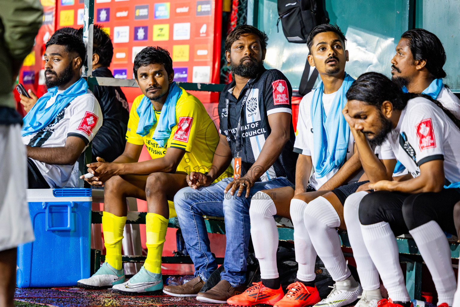 K Himmafushi vs K Dhiffushi in Day 10 of Golden Futsal Challenge 2025 was held on Tuesday, 14th January 2025, in Hulhumale', Maldives Photos: Nausham Waheed / images.mv