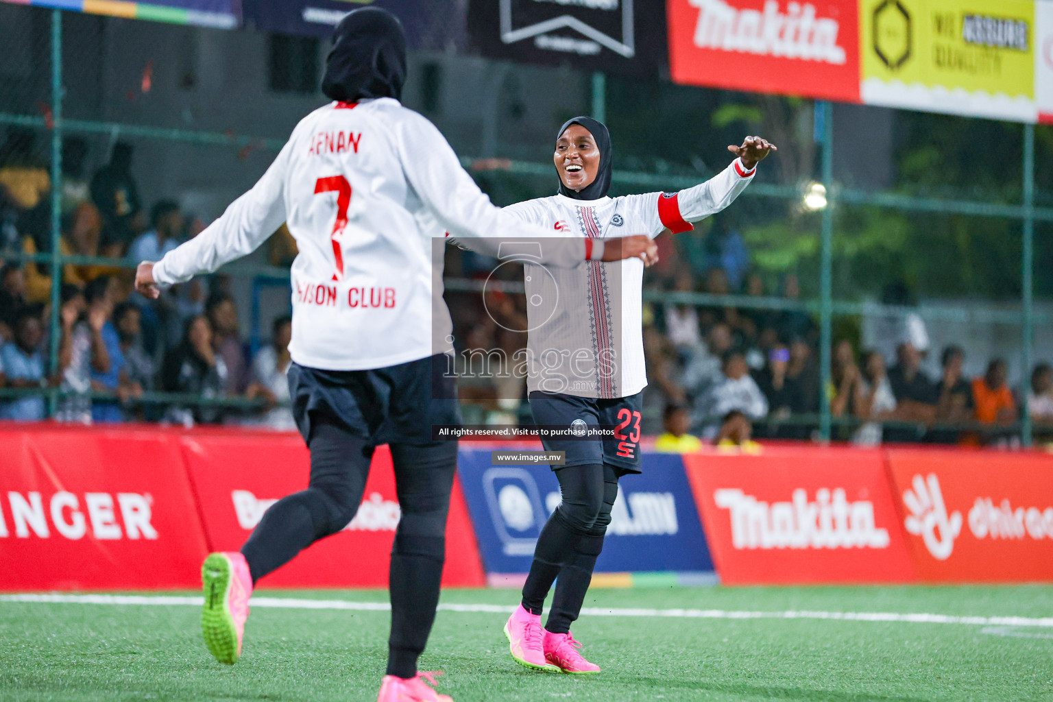 Hulhumale Hospital vs Prison RC in 18/30 Futsal Fiesta Classic 2023 held in Hulhumale, Maldives, on Monday, 17th July 2023 Photos: Nausham Waheed / images.mv