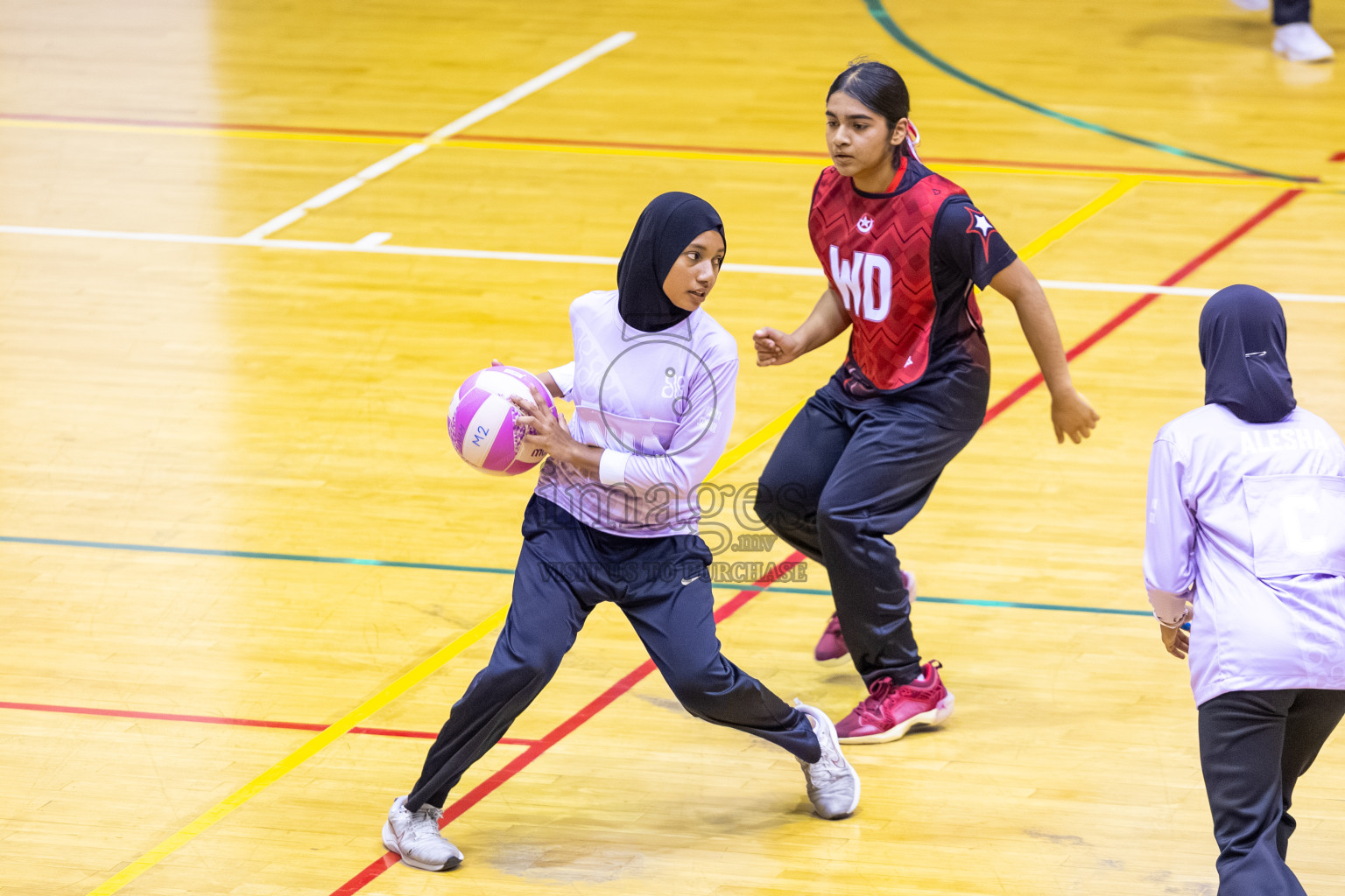 Day 12 of 26th Inter-School Netball Tournament 2025 was held in Social Center Indoor Hall on Thursday, 30th October 2025. Photos: Ismail Thoriq / images.mv