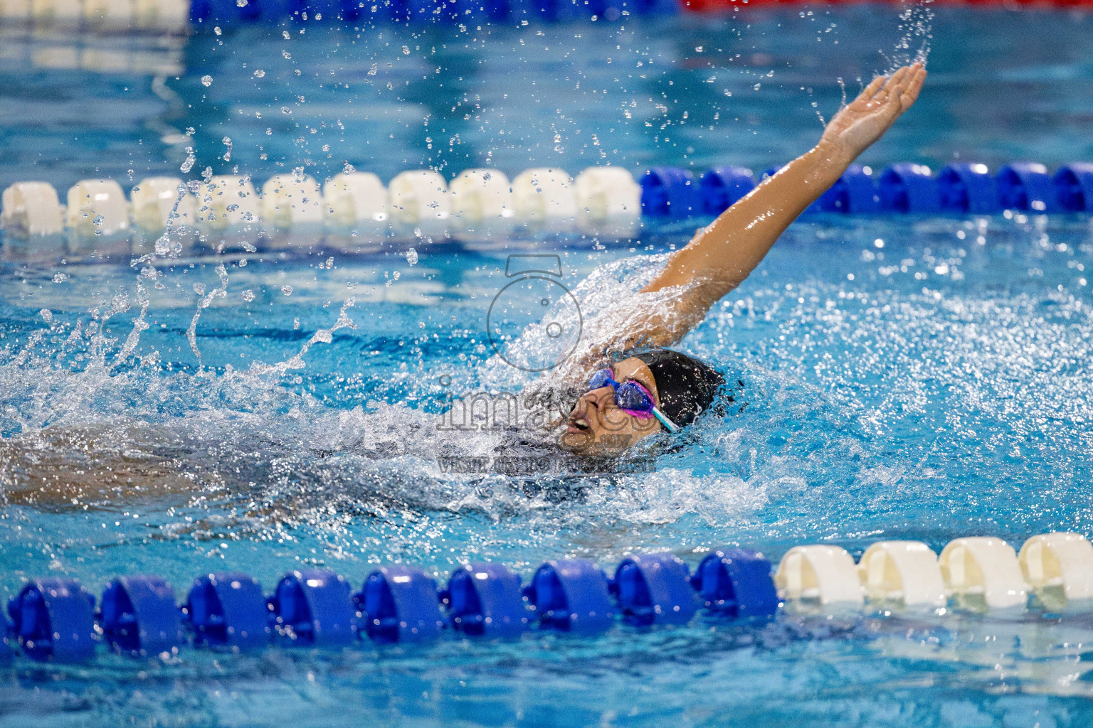 Day 4 of National Swimming Competition 2024 held in Hulhumale', Maldives on Monday, 16th December 2024. 
Photos: Hassan Simah / images.mv