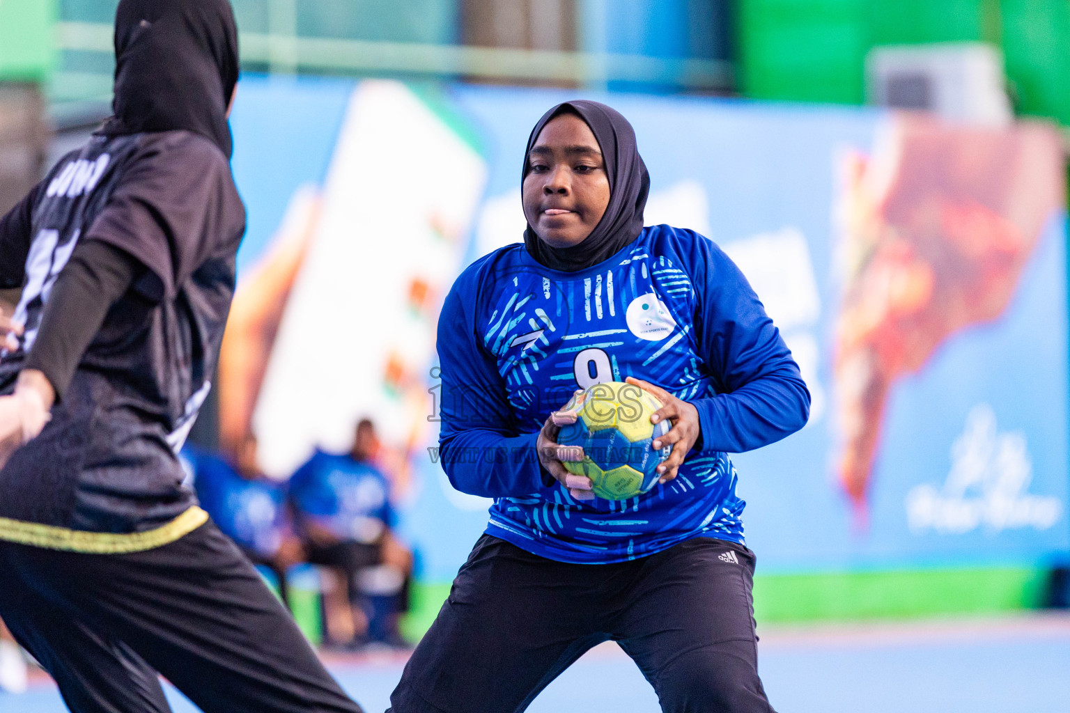 Day 7 of 10th National Handball Tournament 2023, held in Handball ground, Male', Maldives on Sunday, 4th December 2023 Photos: Nausham Waheed/ Images.mv