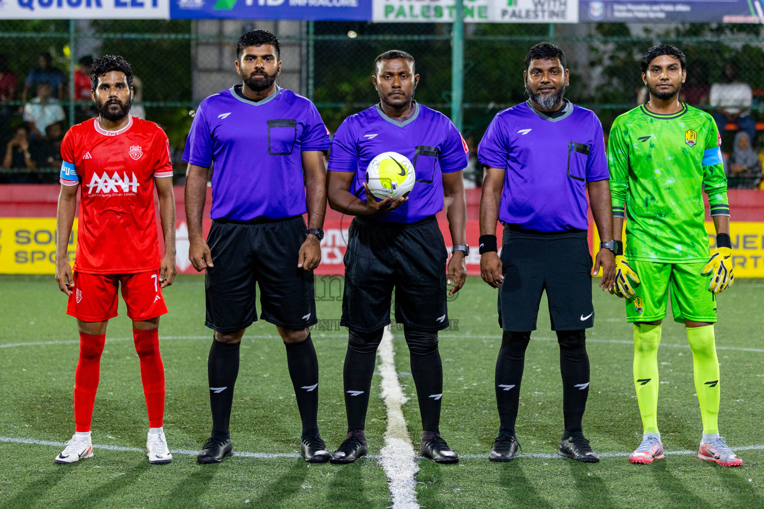 GA. Nilandhoo vs GA. Kondey in Day 19 of Golden Futsal Challenge 2024 was held on Friday, 2nd February 2024 in Hulhumale', Maldives 
Photos: Hassan Simah / images.mv