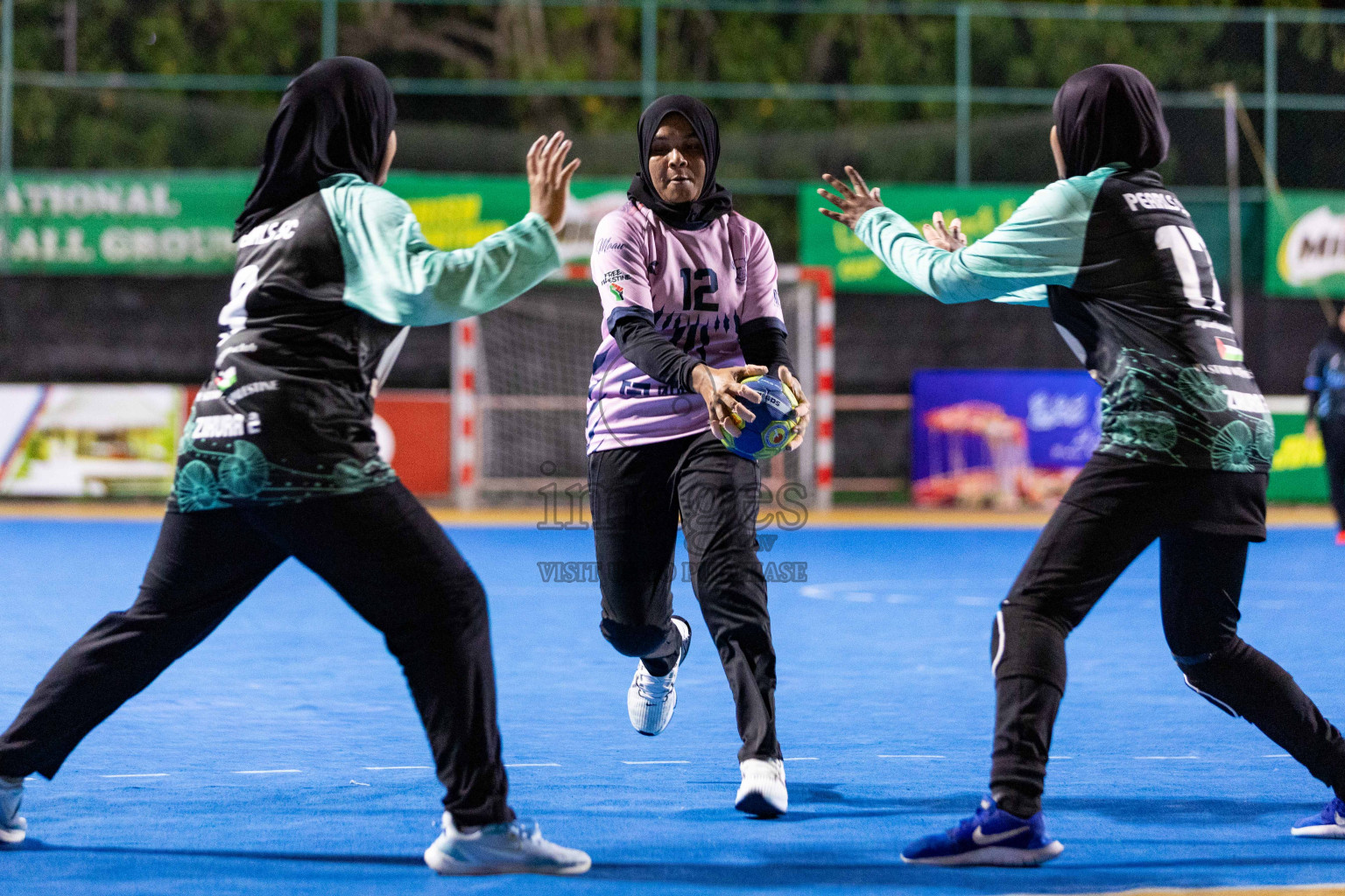 Day 7 of 10th National Handball Tournament 2023, held in Handball ground, Male', Maldives on Sunday, 4th December 2023 Photos: Nausham Waheed/ Images.mv