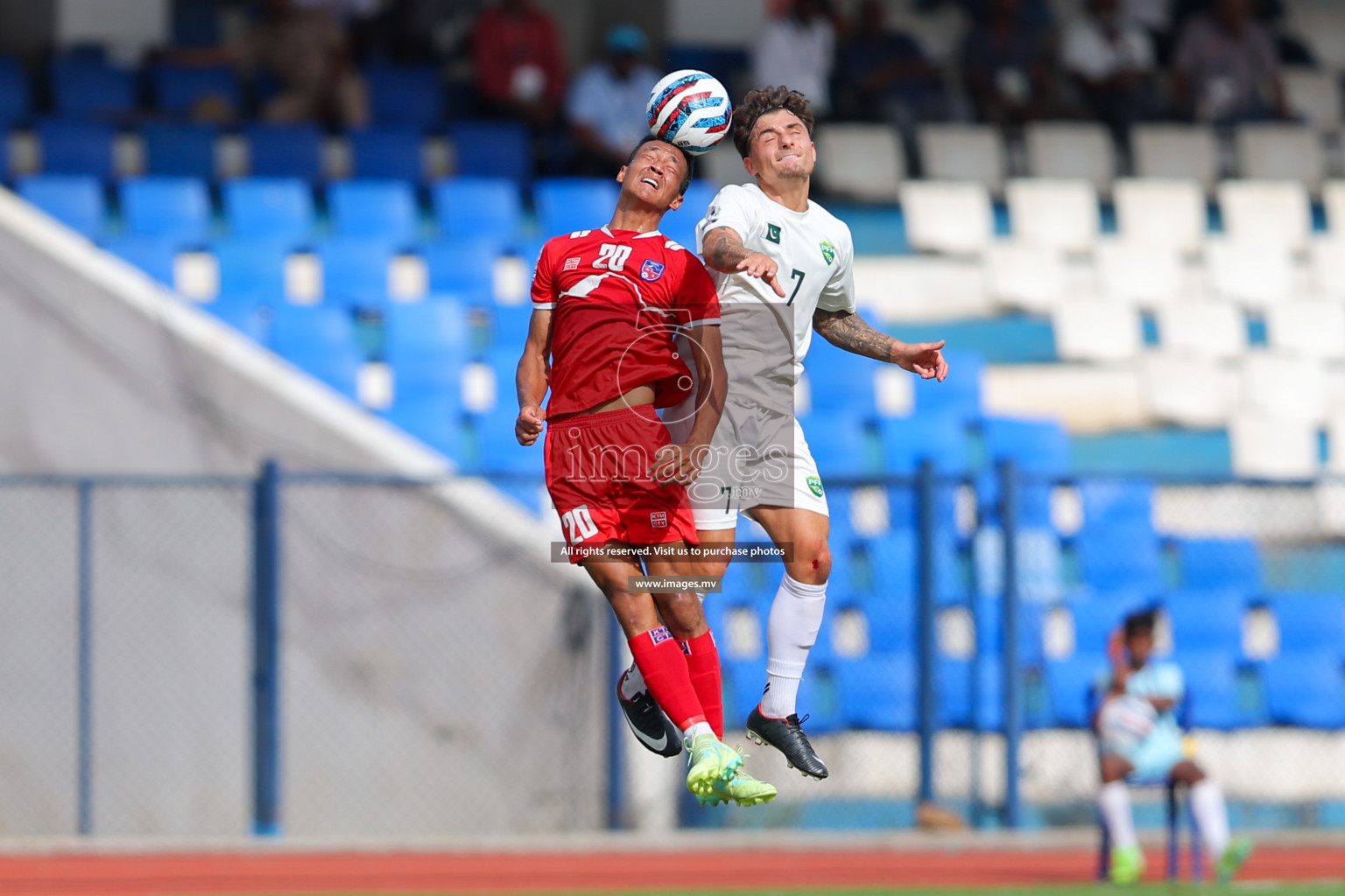 Nepal vs Pakistan in SAFF Championship 2023 held in Sree Kanteerava Stadium, Bengaluru, India, on Tuesday, 27th June 2023. Photos: Nausham Waheed, Hassan Simah / images.mv