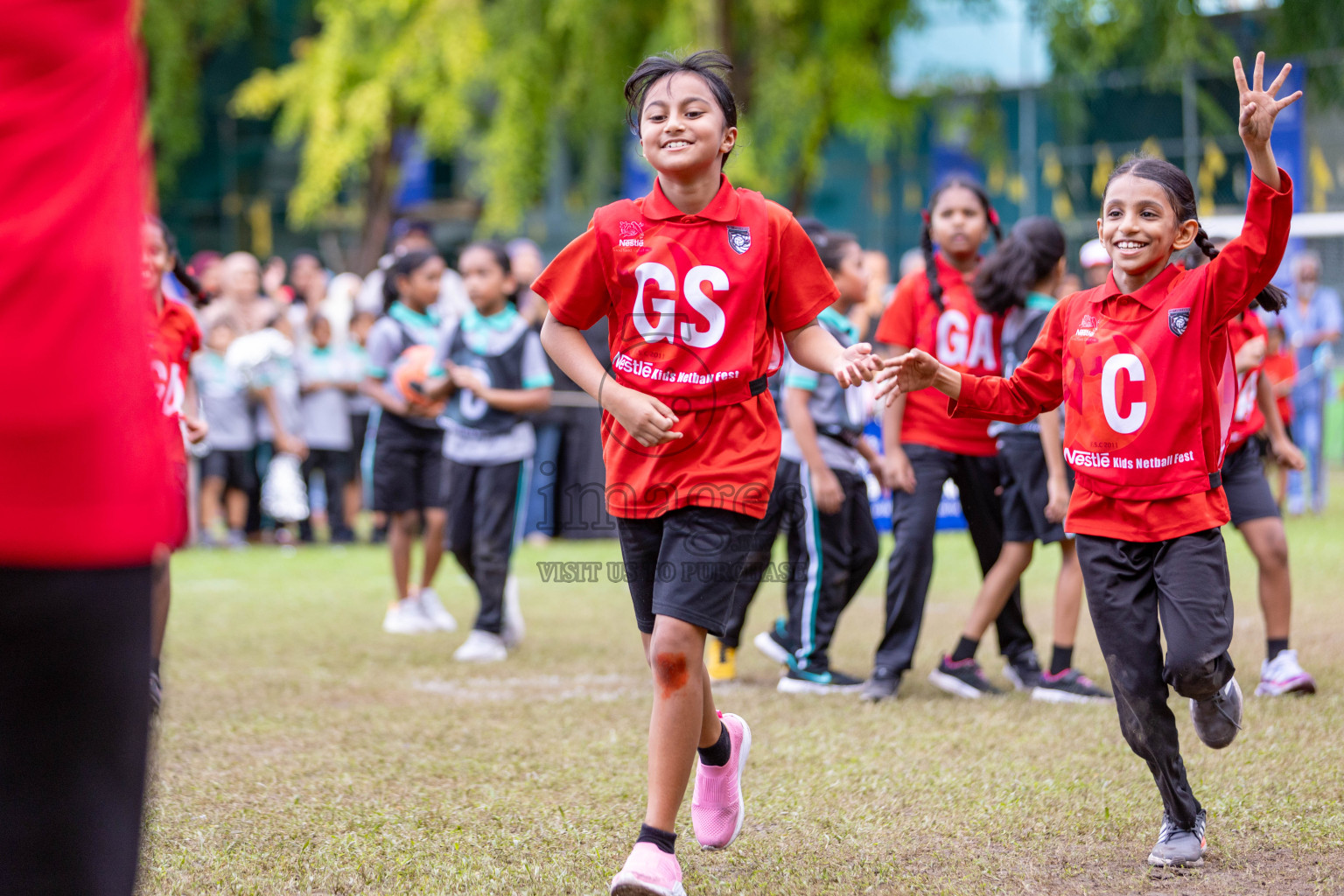 Day 3 of Nestle' Kids Netball Fiesta 2023 held in Henveyru Stadium, Male', Maldives on Saturday, 2nd December 2023. Photos by Nausham Waheed / Images.mv