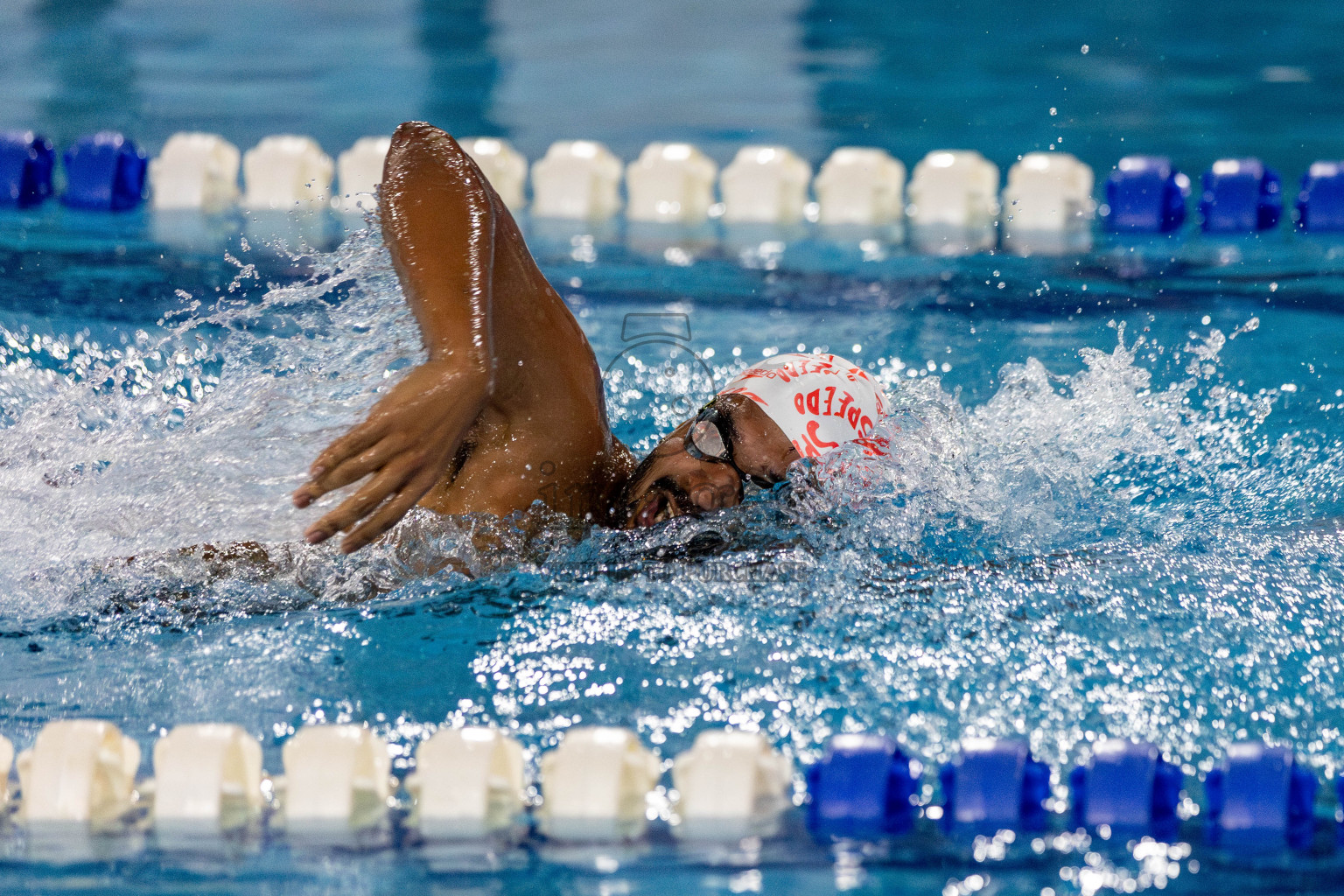 Day 2 of National Swimming Competition 2024 held in Hulhumale', Maldives on Saturday, 14th December 2024. Photos: Hassan Simah / images.mv