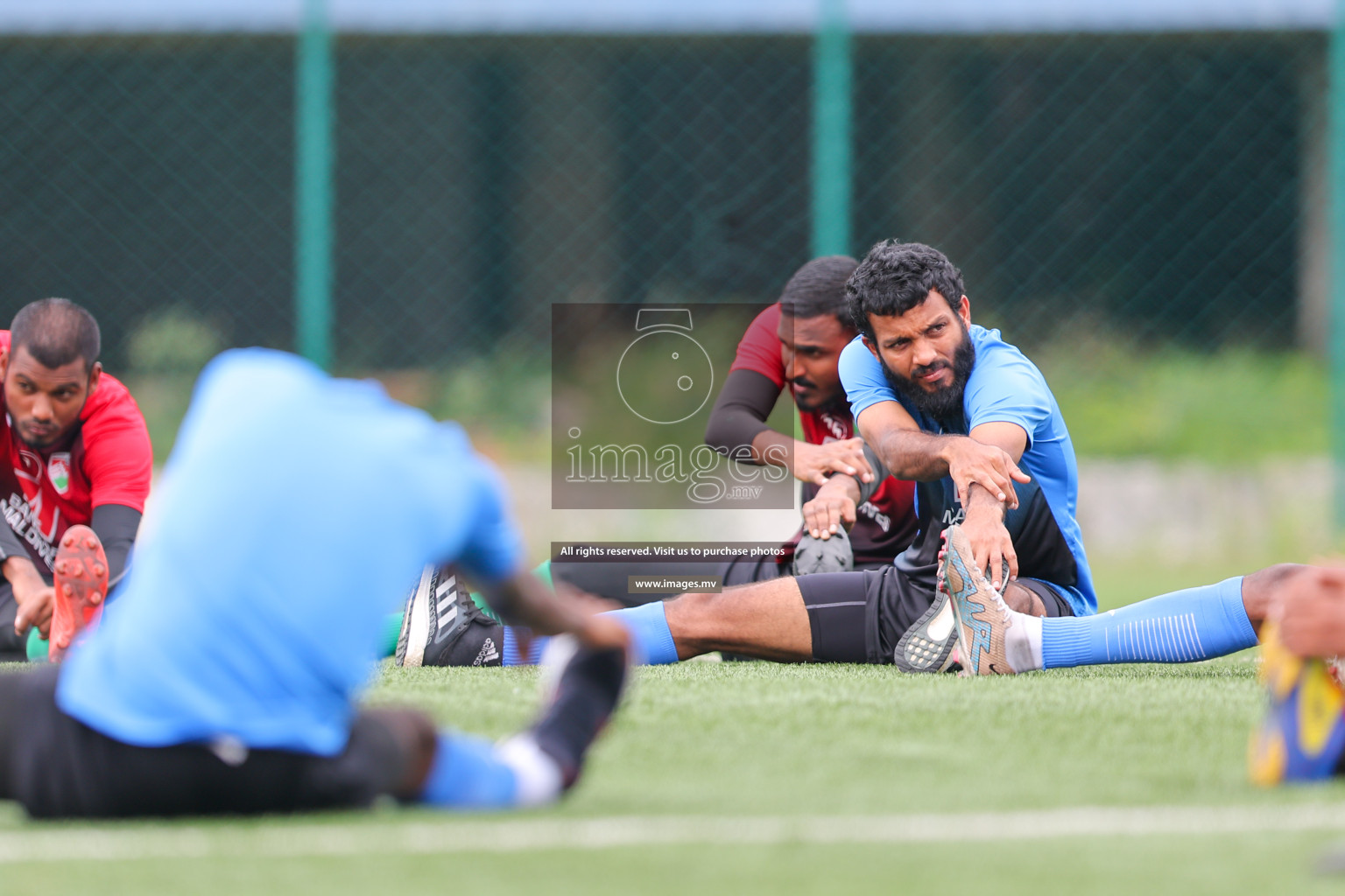 Maldives Practice Sessions on 26 June 2023 before their match in Bangabandhu SAFF Championship 2023 held in Bengaluru Football Ground