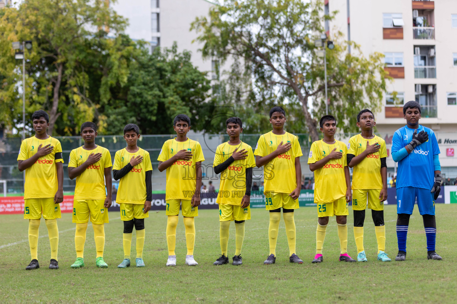 Eagles vs Maziya (U12) in Dhivehi Youth League 2024 - Day 2. Matches held at Henveiru Stadium on 22nd November 2024 , Friday. Photos: Shuu Abdul Sattar/ Images.mv