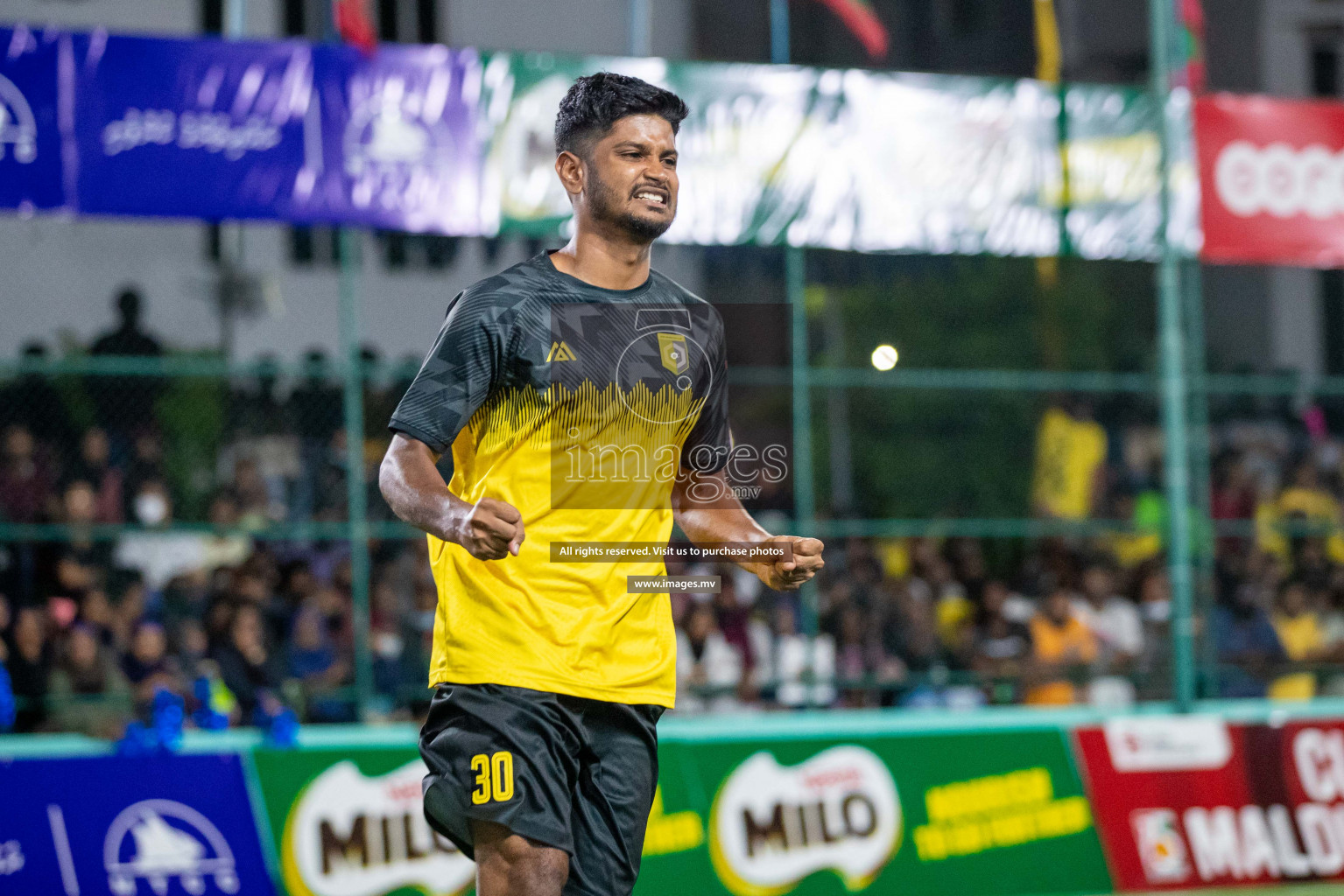 Team FSM Vs Prisons Club in the Semi Finals of Club Maldives 2021 held in Hulhumale, Maldives on 15 December 2021. Photos: Shuu Abdul Sattar / images.mv