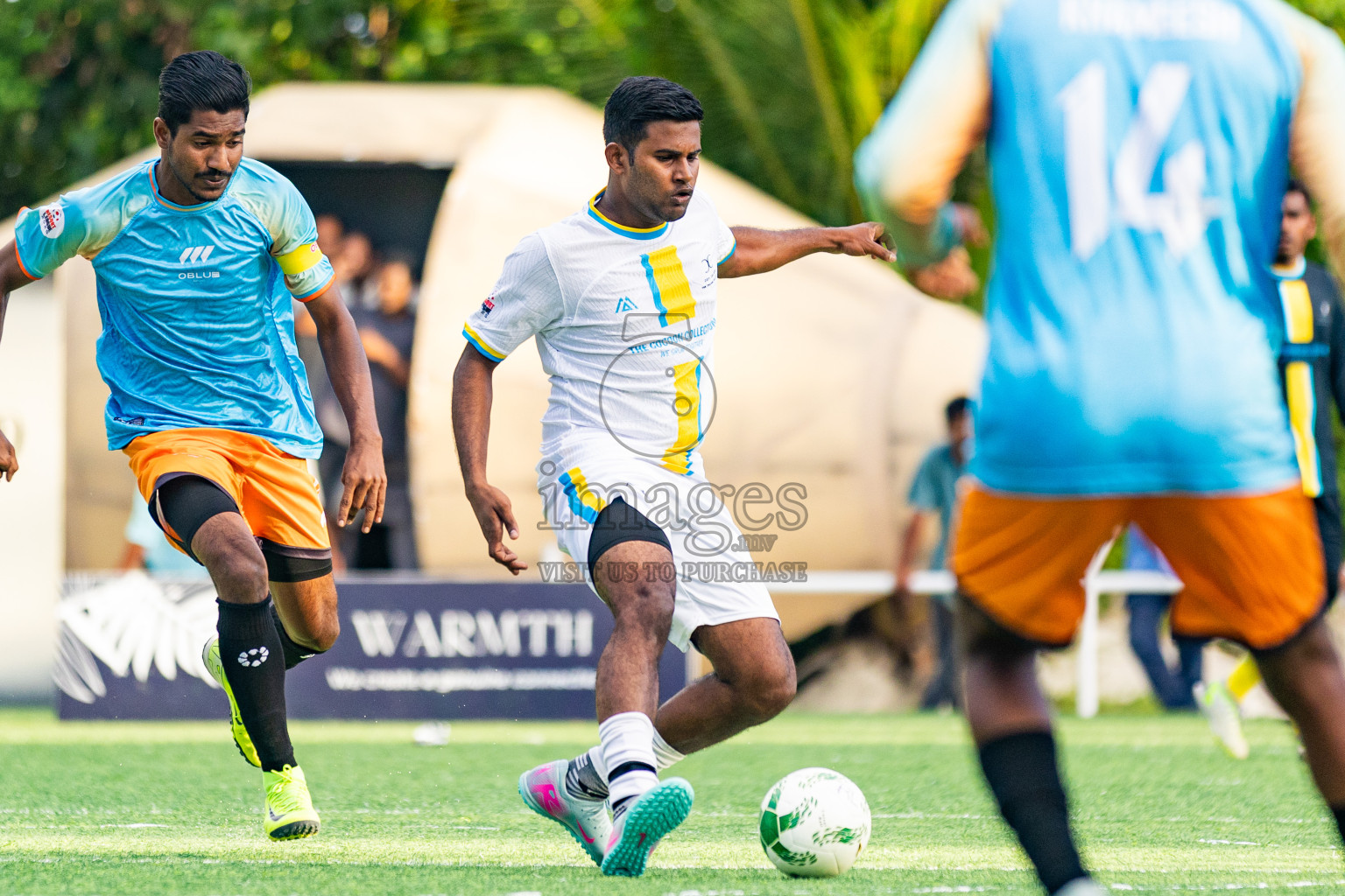 Oblu Sangli vs Joy Island in Resort League 2025 (North Male Zone) day 4 was held on Saturday, 6th September 2025 in One And Only Reethi Rah Maldives Resort, Photos: Areef Adam / images.mv