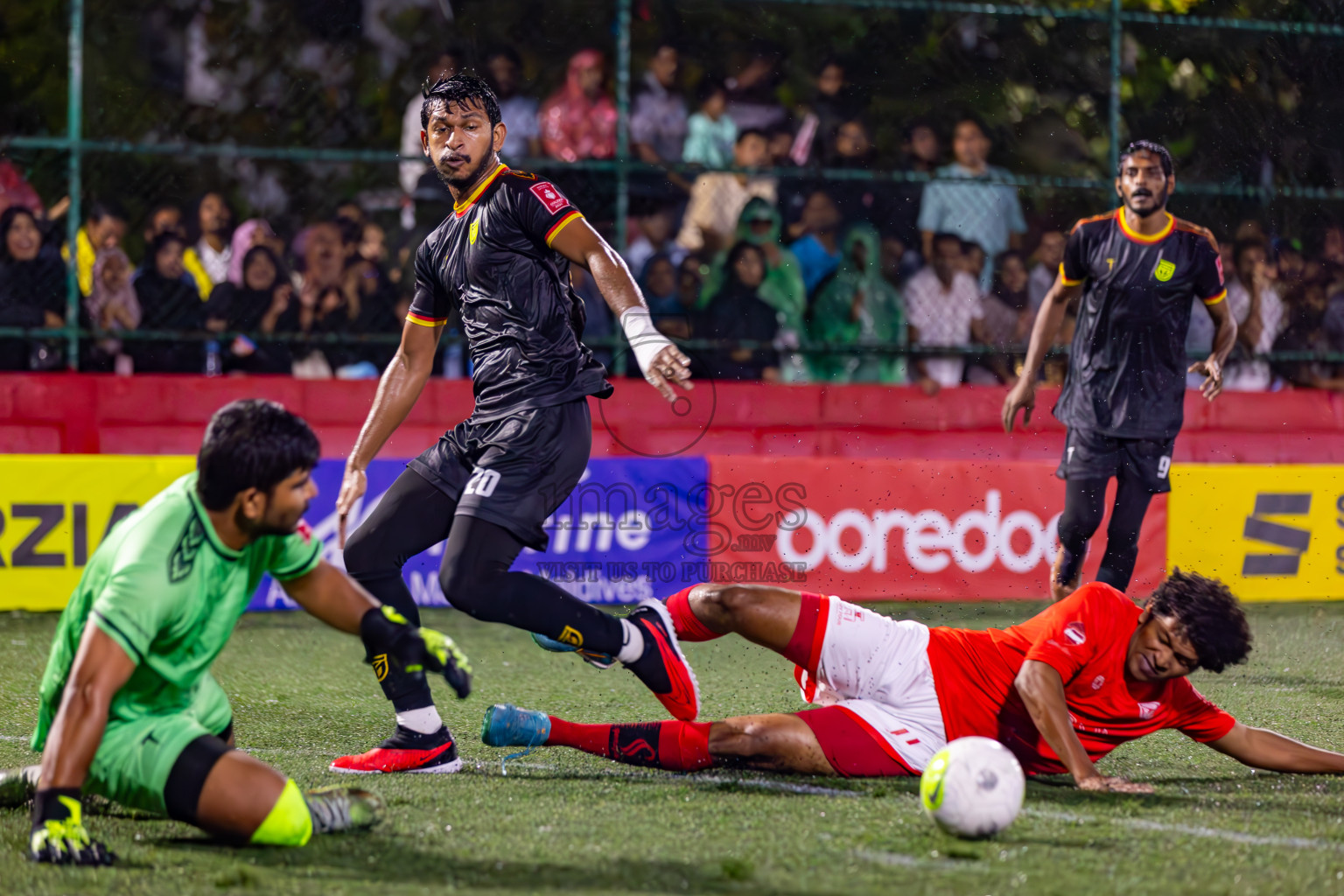 B Thulhaadhoo vs B Eydhafushi in Day 26 of Golden Futsal Challenge 2024 was held on Friday , 9th February 2024 in Hulhumale', Maldives
Photos: Hassan Simah / images.mv