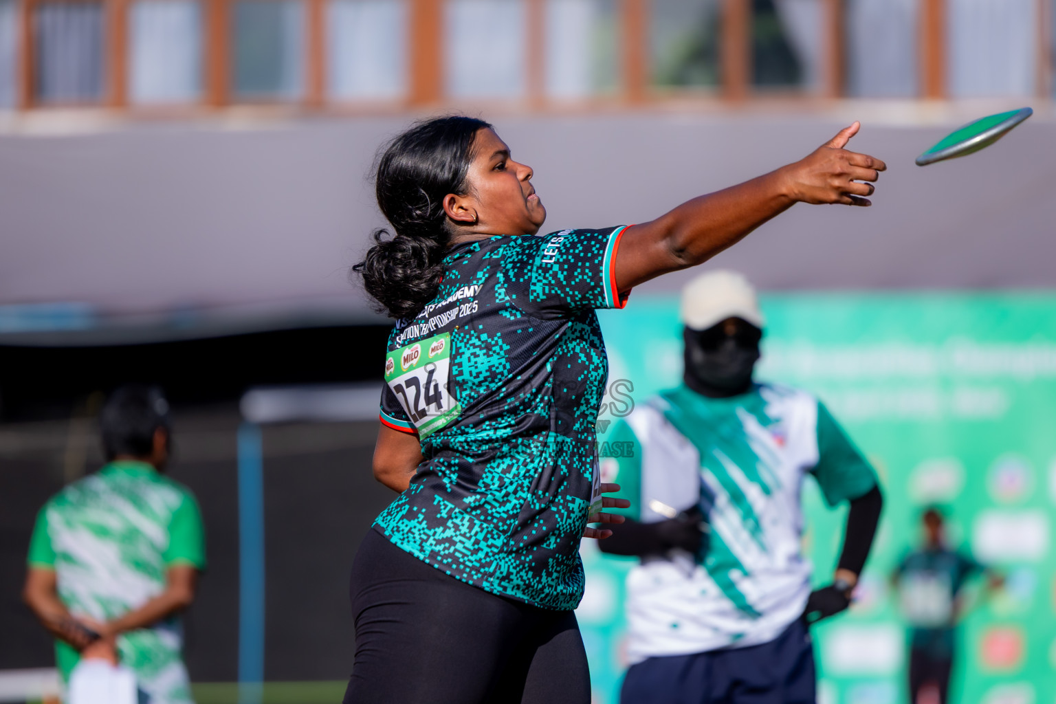 Day 1 of 12th Milo Association Championships was held in Ekuveni Track at Male', Maldives on Thursday, 24th April 2025. Photos: Nausham Waheed / images.mv