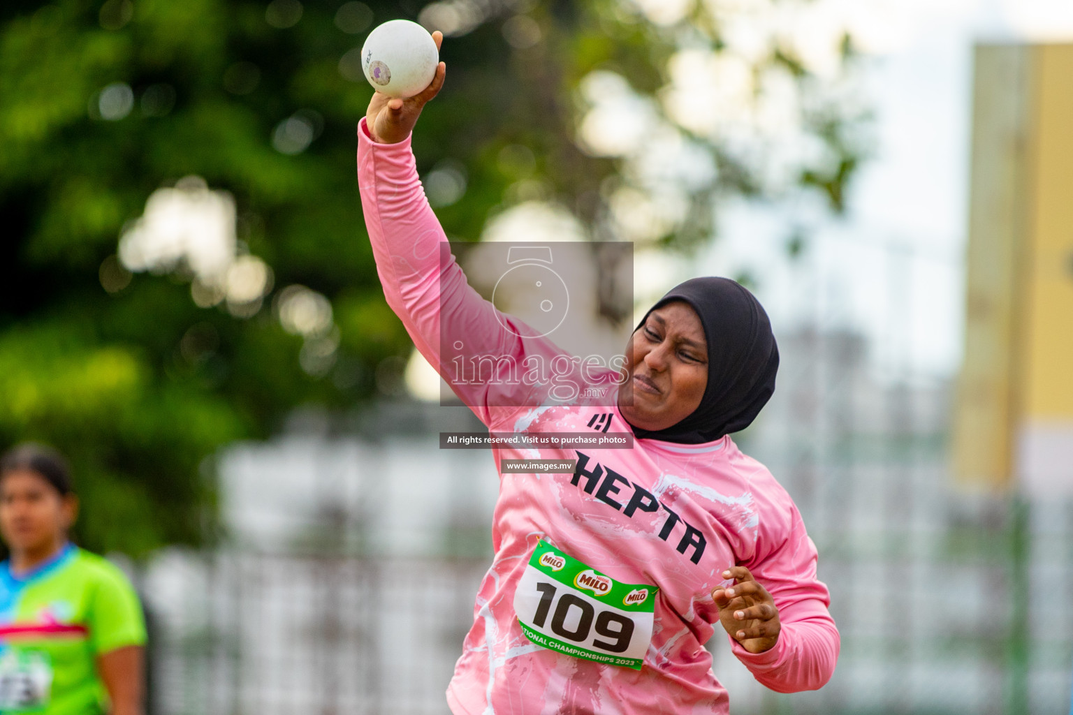 Day 2 of National Athletics Championship 2023 was held in Ekuveni Track at Male', Maldives on Friday, 24th November 2023. Photos: Hassan Simah / images.mv