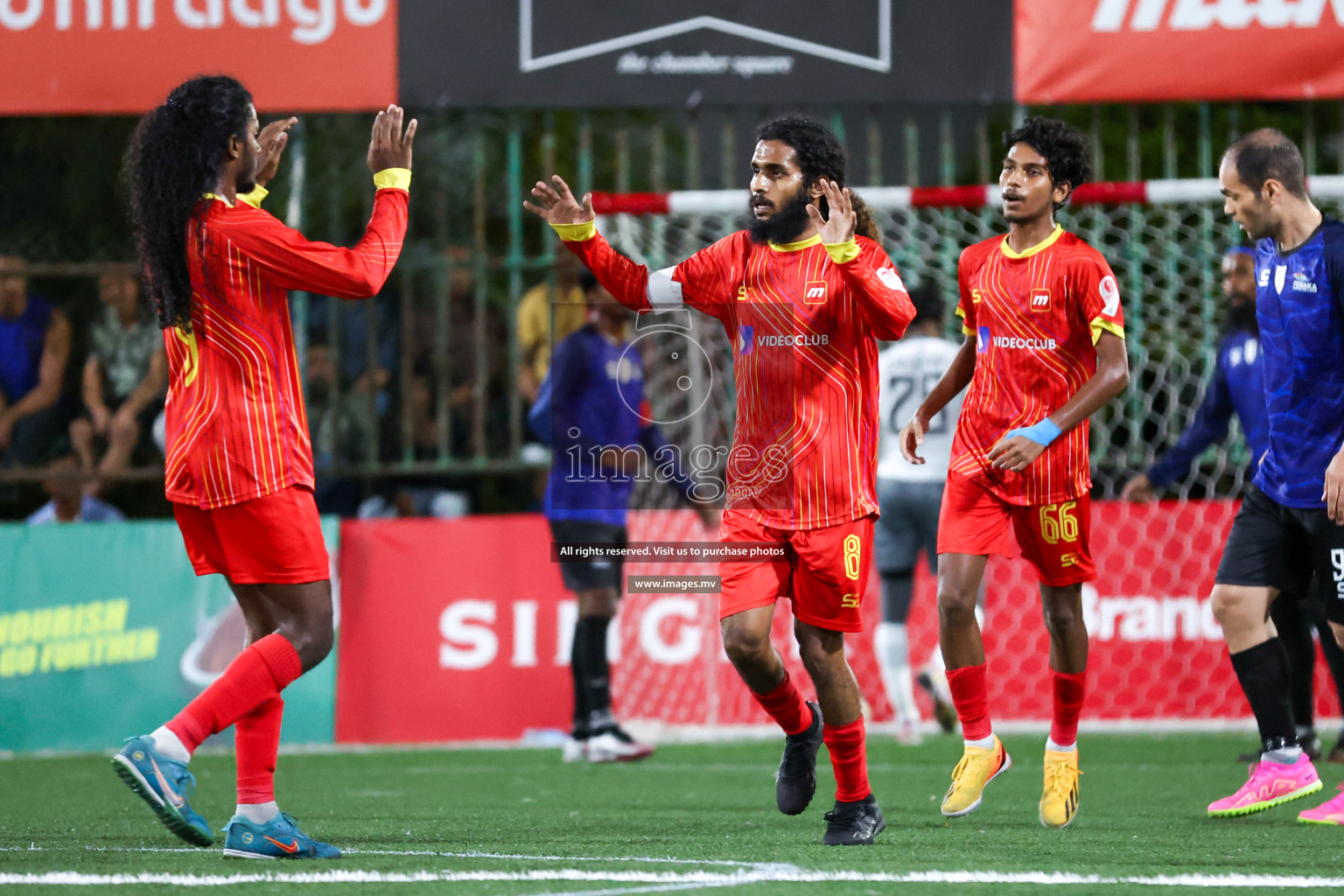 Team Fenaka vs Medianet in Club Maldives Cup 2023 held in Hulhumale, Maldives, on Sunday, 23rd July 2023 Photos: Nausham Waheed/ images.mv