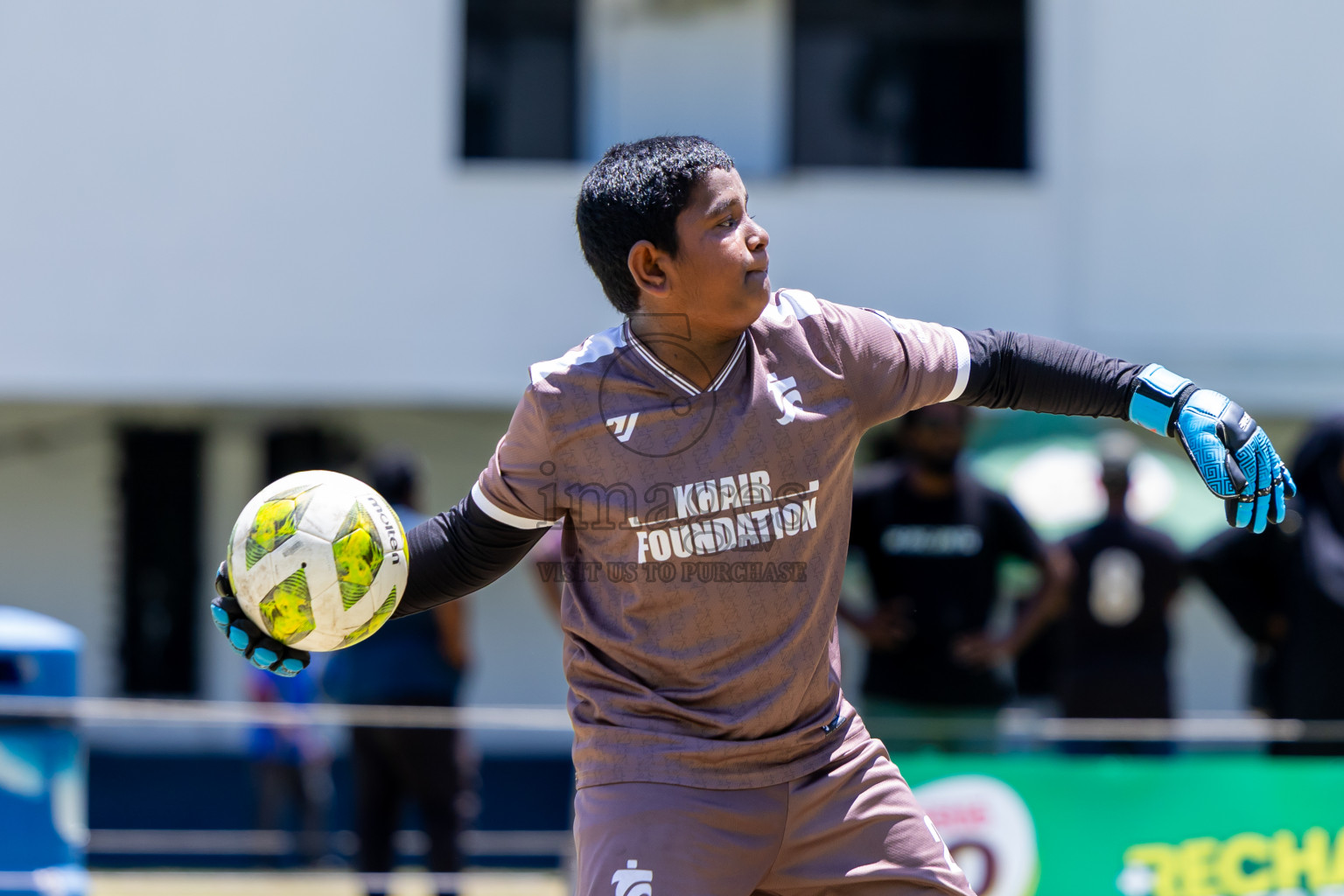 Day 3 of MILO Academy Championship 2025 (U-12) was held at Henveiru Stadium in Male', Maldives on Saturday, 3rd May 2025. Photos: Nausham Waheed / images.mv