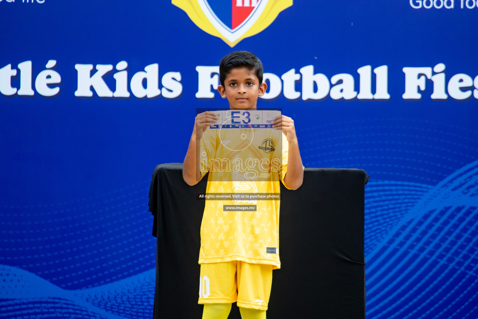 Draw Ceremony of Nestle' Kids Football Fiesta 2023 held in Artificial Beach, Male', Maldives on Saturday, 7th October 2023