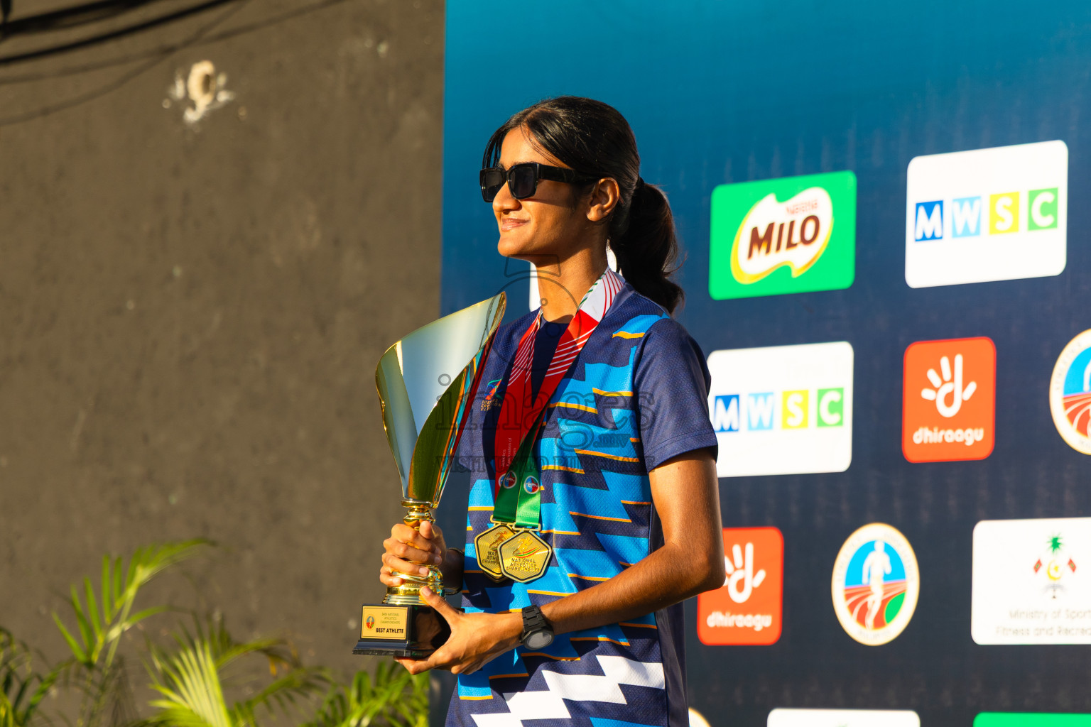Day 3 of National Athletics Championship 2025 was held at Ekuveni Running Ground in Male', Maldives on Saturday, 16th August 2025. Photos: Hasni / images.mv