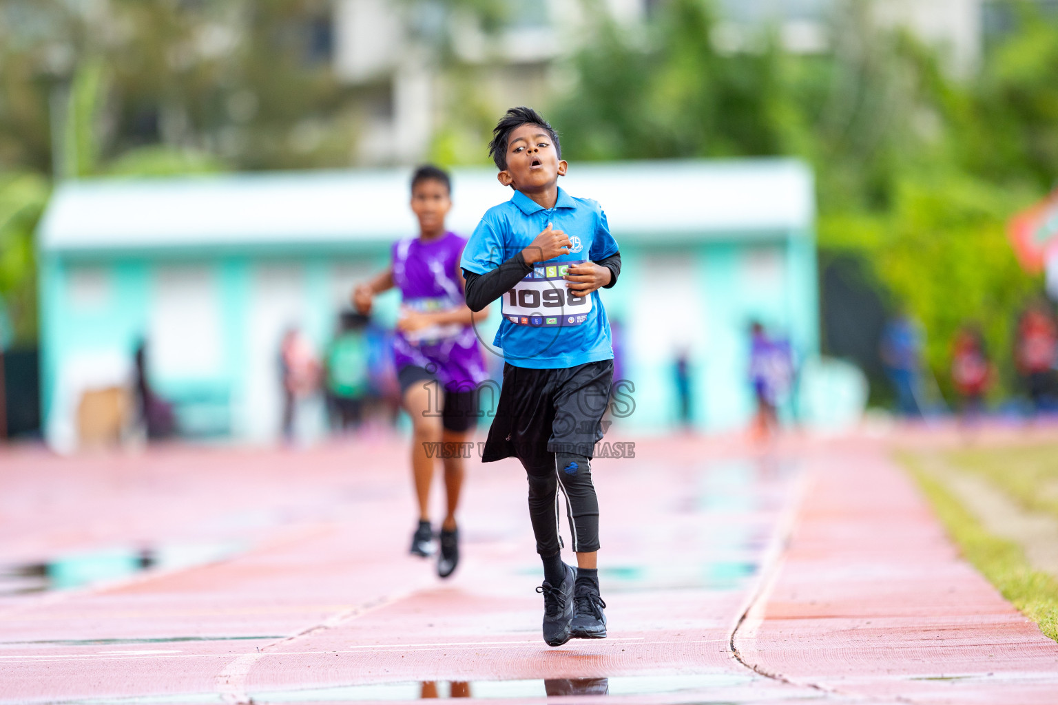 Day 1 of MWSC Interschool Athletics Championships 2024 held in Hulhumale Running Track, Hulhumale, Maldives on Saturday, 9th November 2024. 
Photos by: Ismail Thoriq / images.mv