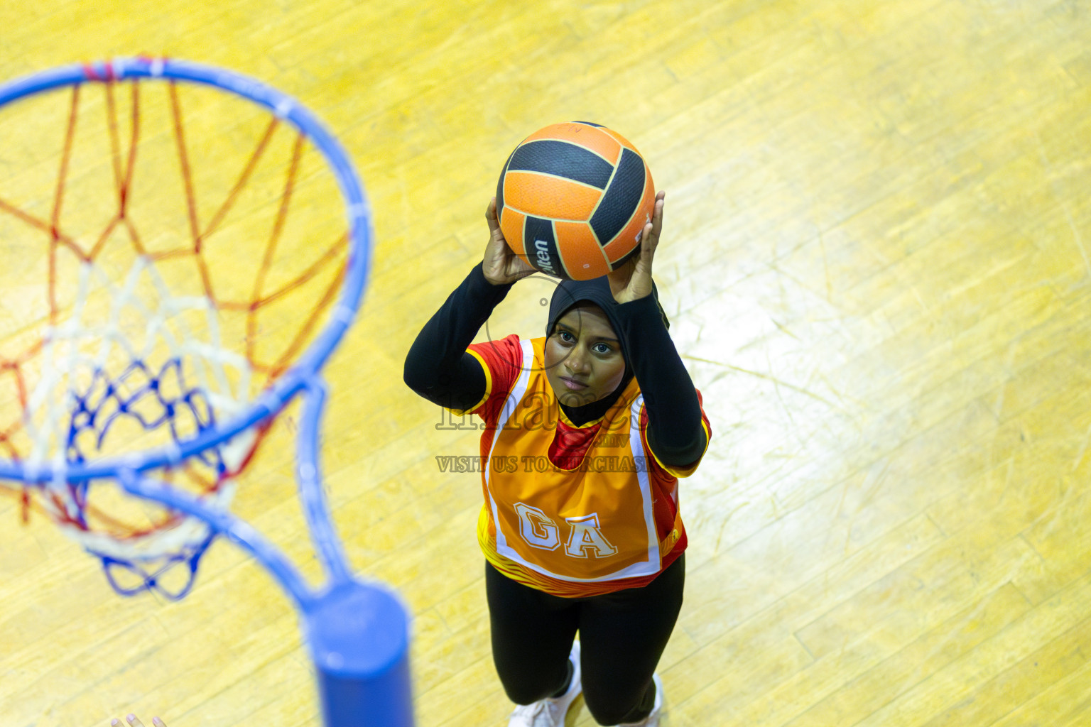 Day 4 of 21st National Netball Tournament was held in Social Canter at Male', Maldives on Saturday, 11th May 2024. Photos: Mohamed Mahfooz Moosa / images.mv