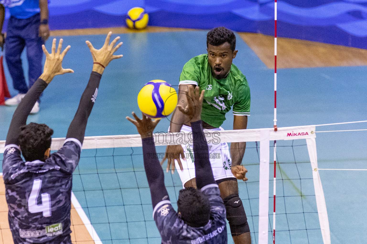 Final of Men's Division of Volleyball Association Cup 2023 held in Male', Maldives on Wednesday, 10th January 2024 at Social Center Indoor Hall Photos By: Nausham Waheed /images.mv