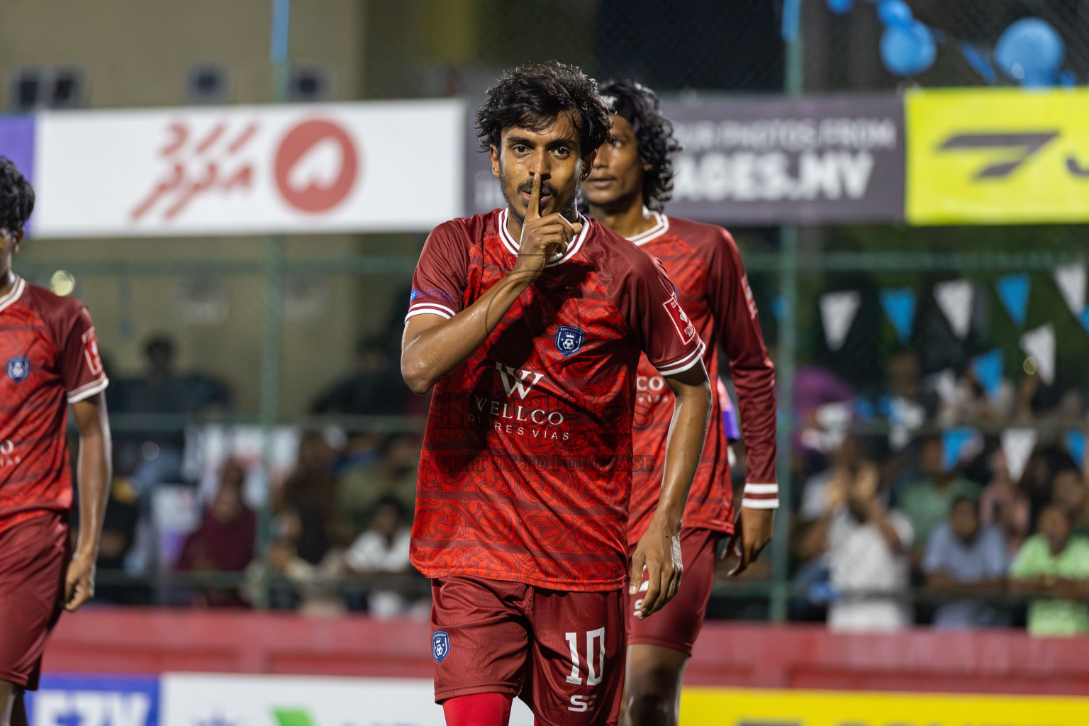 GA Vilingili vs GA Dhevvadhoo in Day 19 of Golden Futsal Challenge 2024 was held on Friday, 2nd February 2024 in Hulhumale', Maldives Photos: Nausham Waheed / images.mv