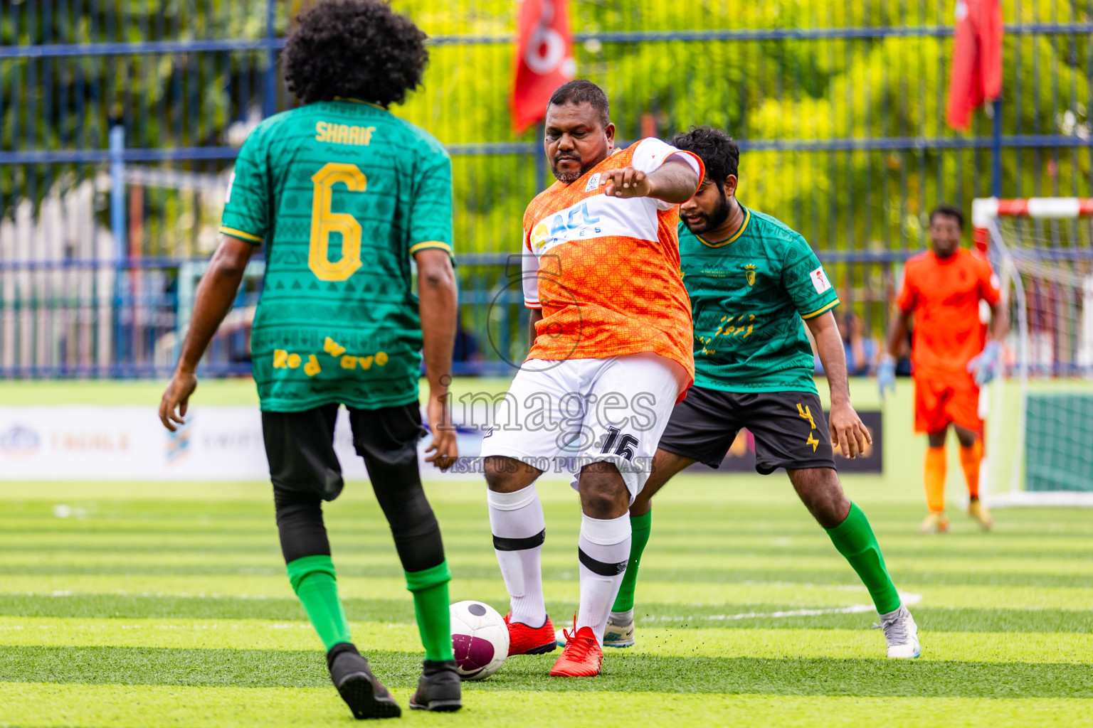 Muring FC vs Cable Brothers in Day 5 of Eydhafushi Futsal Cup 2024 was held on Saturday, 13th April 2024, in B Eydhafushi, Maldives Photos: Nausham Waheed / images.mv