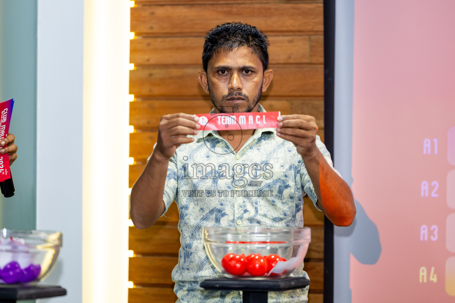 Draw Ceremony of Club Maldives 2024 held in Hulhumale', Maldives on Wednesday, 28th August 2024. Photos: Nausham Waheed / images.mv