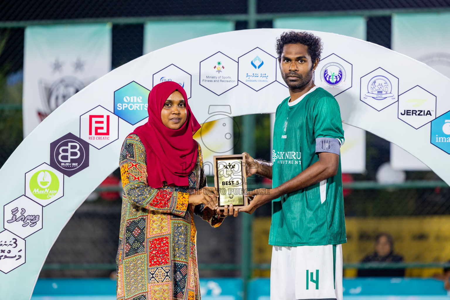 Ifhaams vs Dee Cee Jay SC in Final of Laamehi Dhiggaru Ekuveri Futsal Challenge 2025 was held on Tuesday, 29th July 2025, at Dhiggaru Futsal Ground, Dhiggaru, Maldives Photos: Nausham Waheed  / images.mv