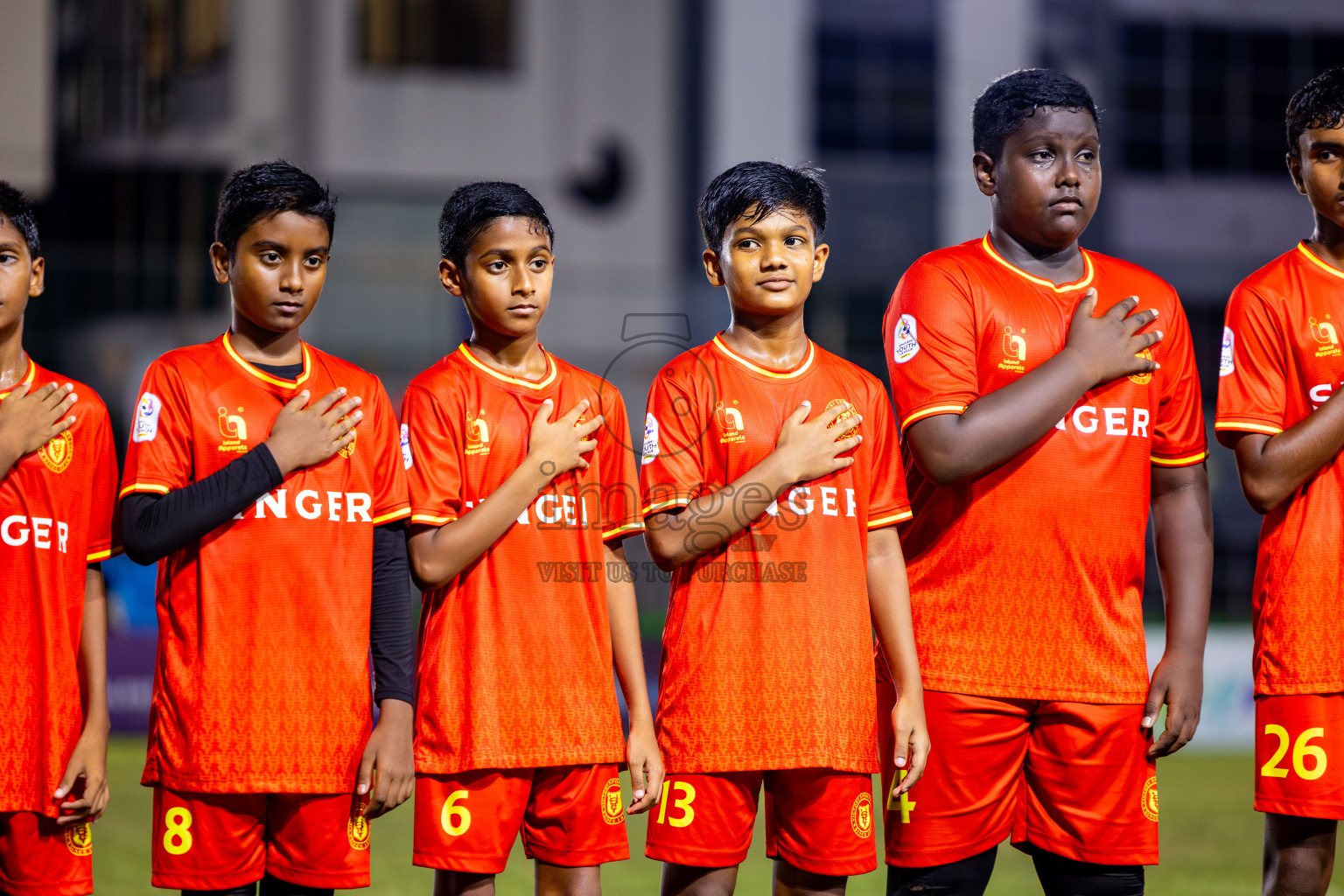 Victory Sports Club vs Hurriyya Sports Club (U12) in Day 9 of Dhivehi Youth League 2024 held at Henveiru Stadium on Saturday, 14th December 2024. Photos: Nausham Waheed / Images.mv