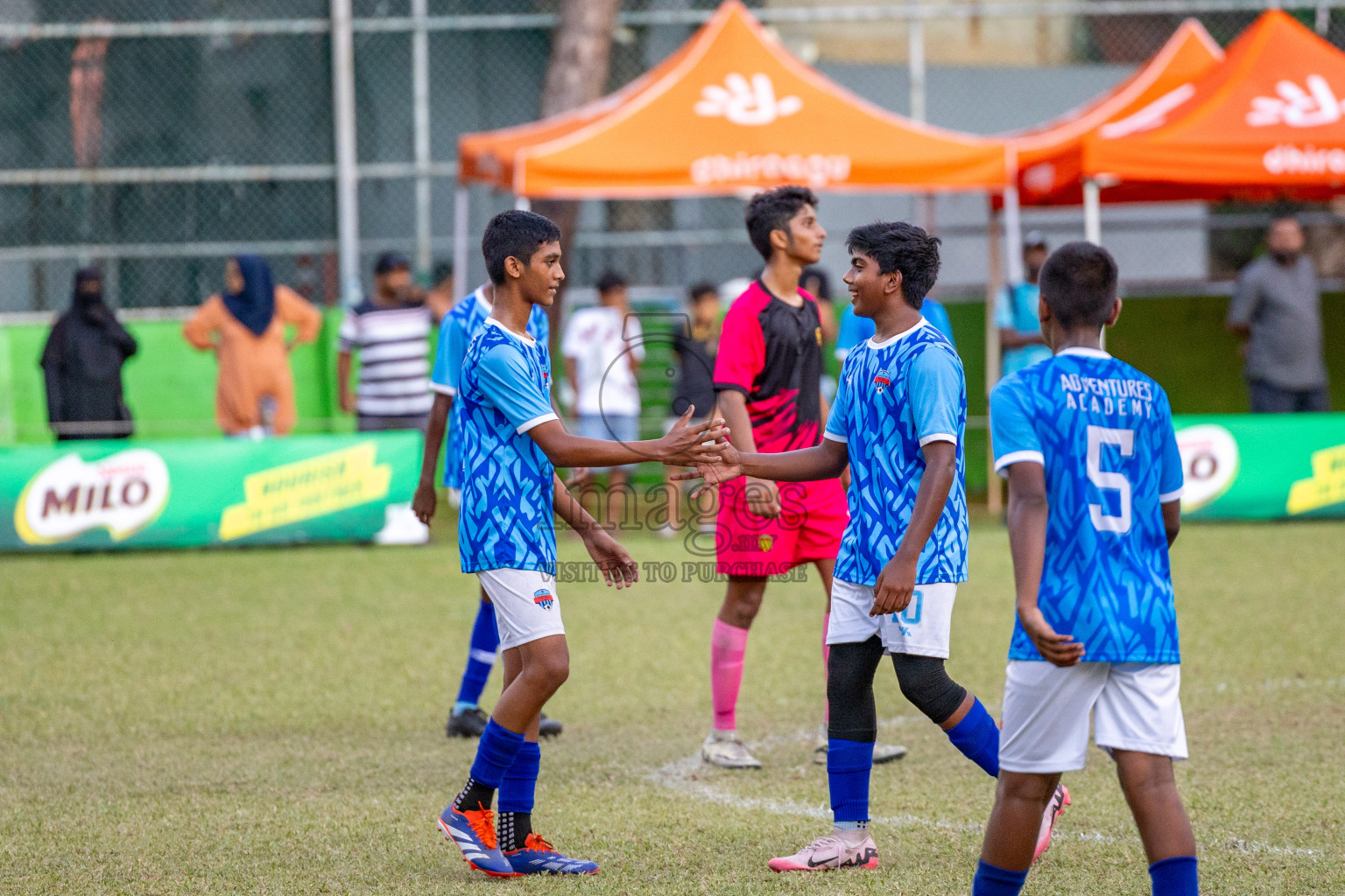 Day 2 of MILO Academy Championship 2024 (U-14) was held in Henveyru Stadium, Male', Maldives on Saturday, 2nd November 2024.
Photos: Ismail Thoriq / Images.mv