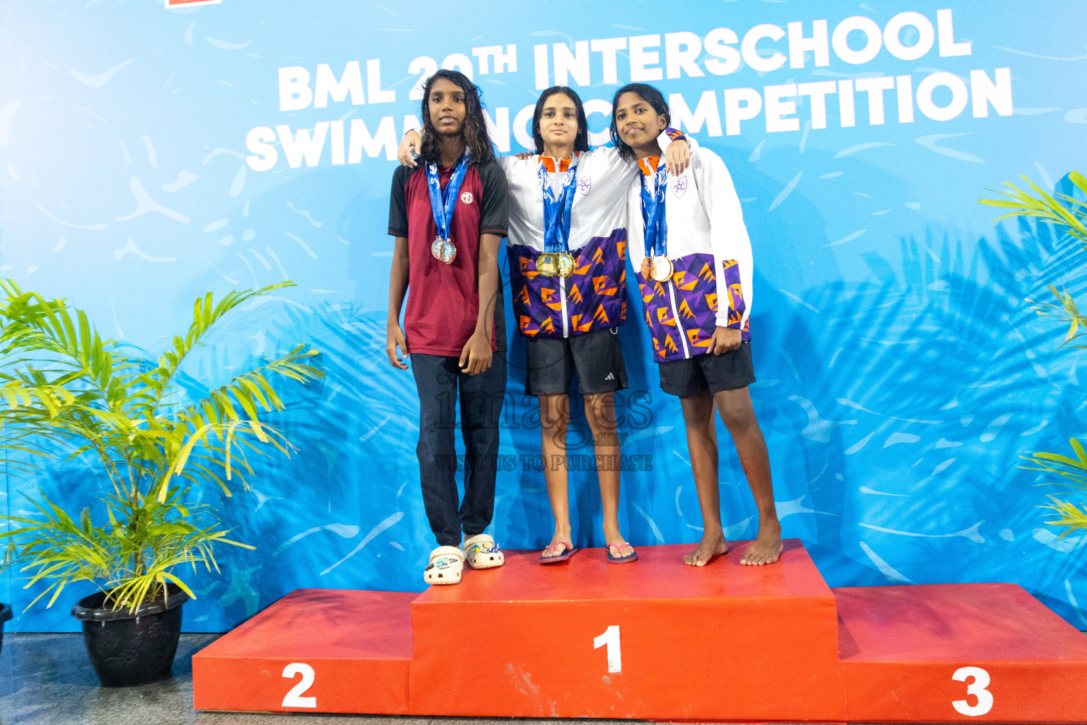 Day 4 of 20th Inter-school Swimming Competition 2024 held in Hulhumale', Maldives on Tuesday, 15th October 2024. Photos: Ismail Thoriq / images.mv