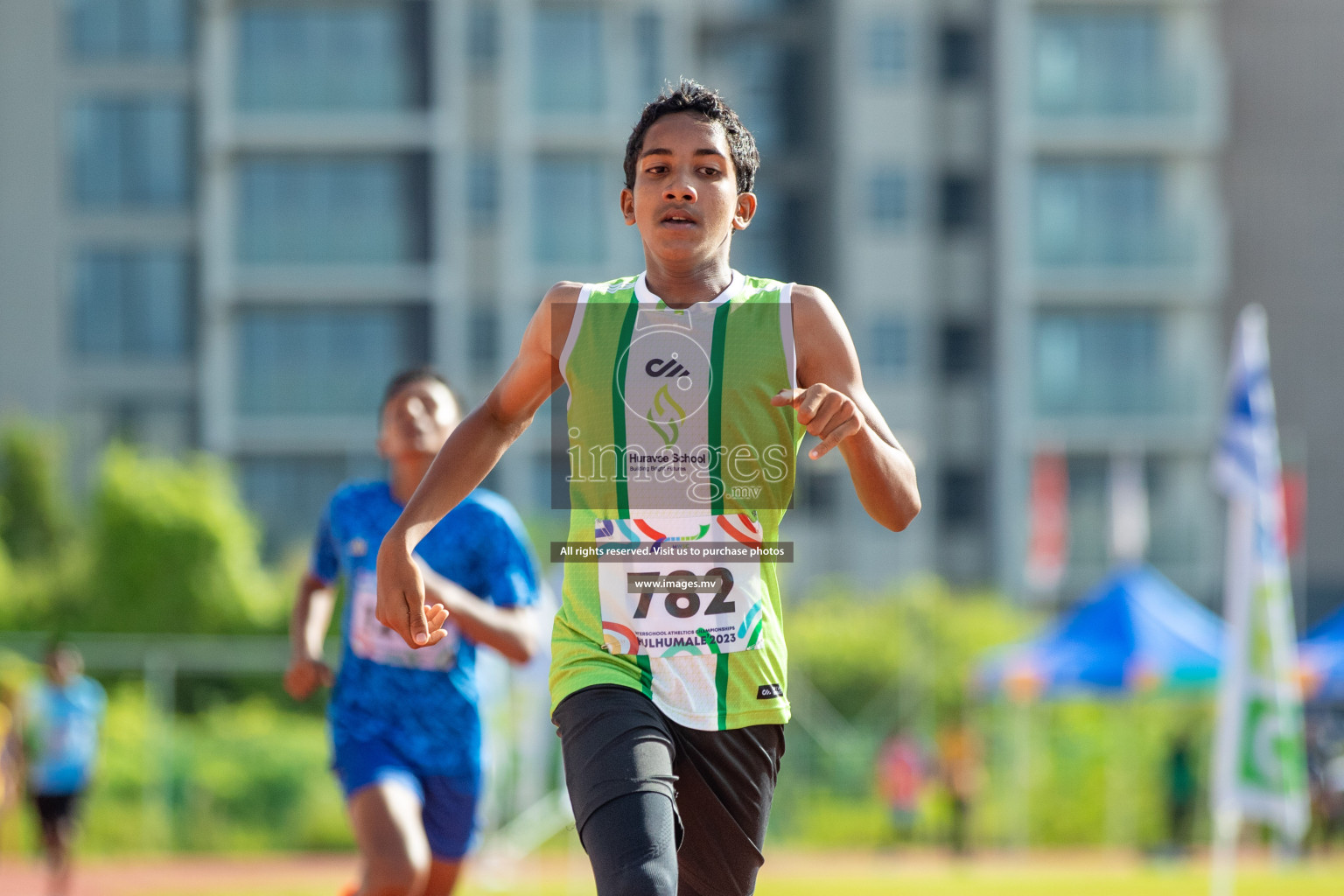 Day three of Inter School Athletics Championship 2023 was held at Hulhumale' Running Track at Hulhumale', Maldives on Tuesday, 16th May 2023. Photos: Nausham Waheed / images.mv