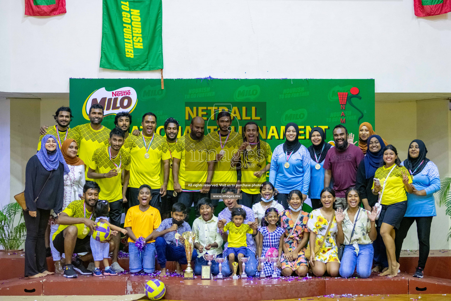 Kulhudhuffushi Youth & R.C vs Club Matrix in the Finals of Milo National Netball Tournament 2021 held on 4th December 2021 in Male', Maldives Photos: Ismail Thoriq, Maanish / images.mv