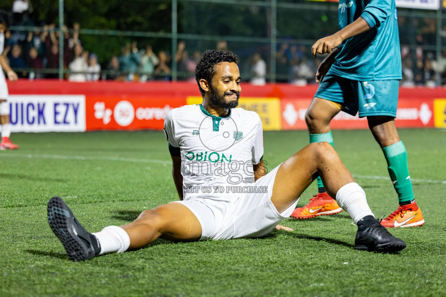 GA. Villingili VS Dhadimagu in zone round on Day 32 of Golden Futsal Challenge 2025 was held on Wednesday , 5th February 2025, in Hulhumale', Maldives. 
Photos: Hassan Simah / images.mv