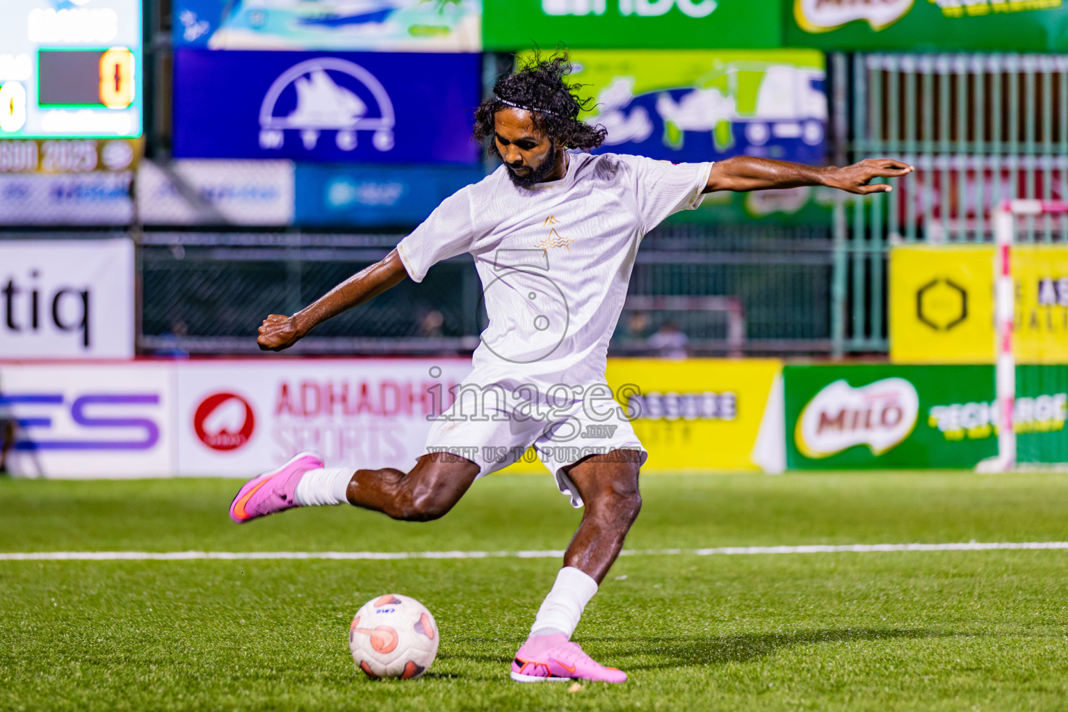 Quarter Finals of Milo Sector League 2025 was held in Rehendhi Futsal Ground, Hulhumale', Maldives on Wednesday, 12th November 2025. Photos: Aeef Adam / images.mv