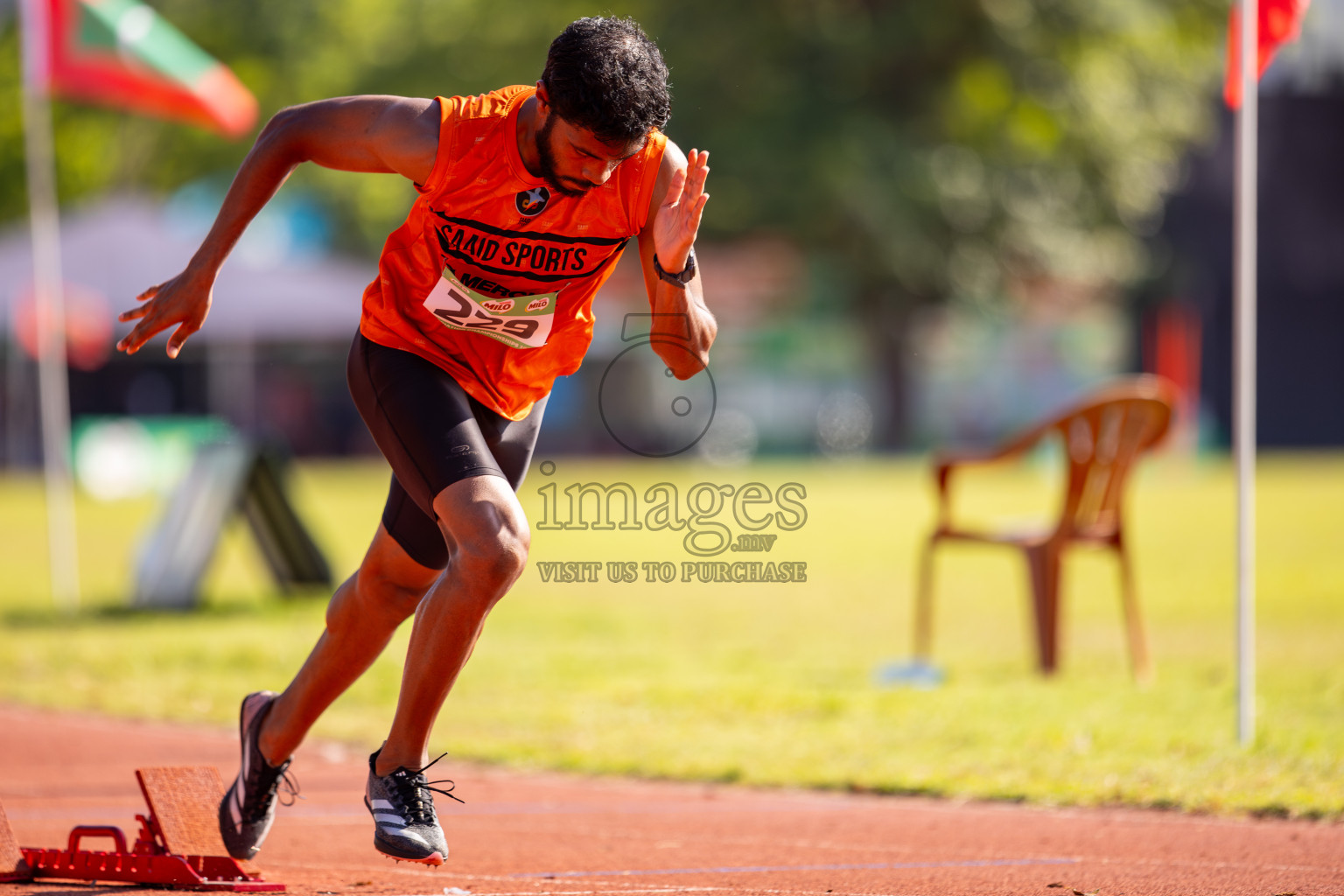 Day 1 of 12th Milo Association Championships was held in Ekuveni Track at Male', Maldives on Thursday, 24th April 2025.
Photos: Ismail Thoriq / images.mv