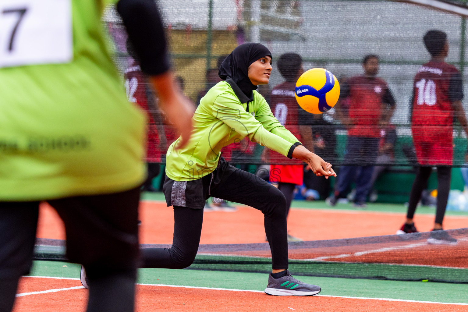 Day 2 of Interschool Volleyball Tournament 2024 was held in Ekuveni Volleyball Court at Male', Maldives on Sunday, 24th November 2024. Photos: Nausham Waheed / images.mv