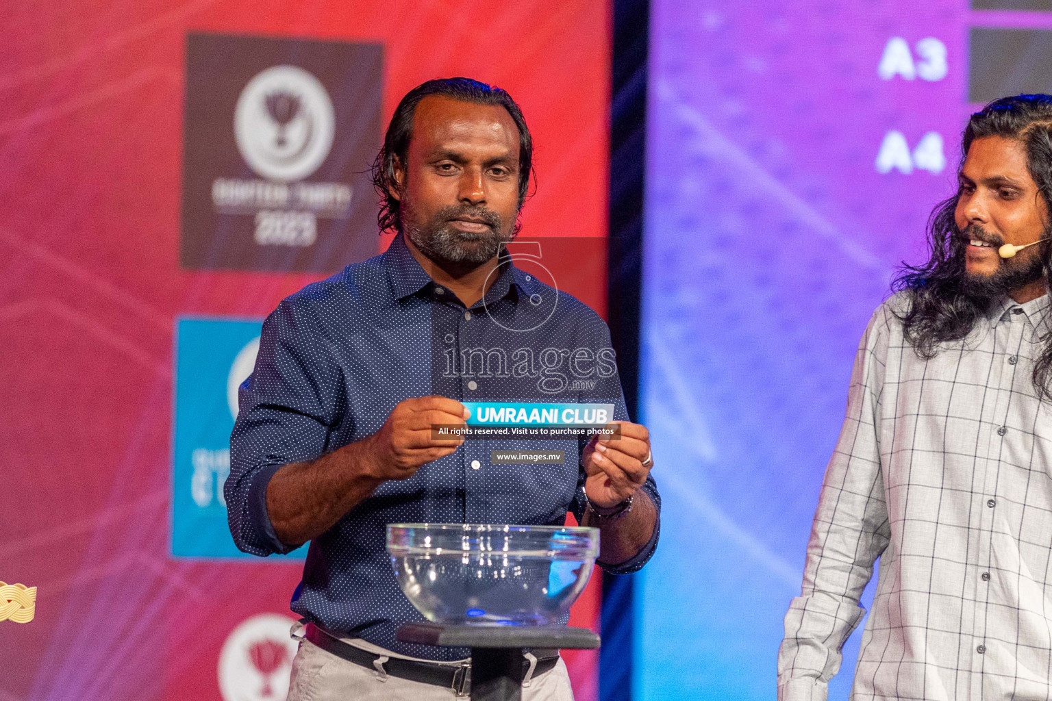 Draw ceremony of Club Maldives 2023 was held on Thursday, 6th July 2023 at PSM Studio in Male', Maldives.  Photos: Ismail Thoriq / images.mv