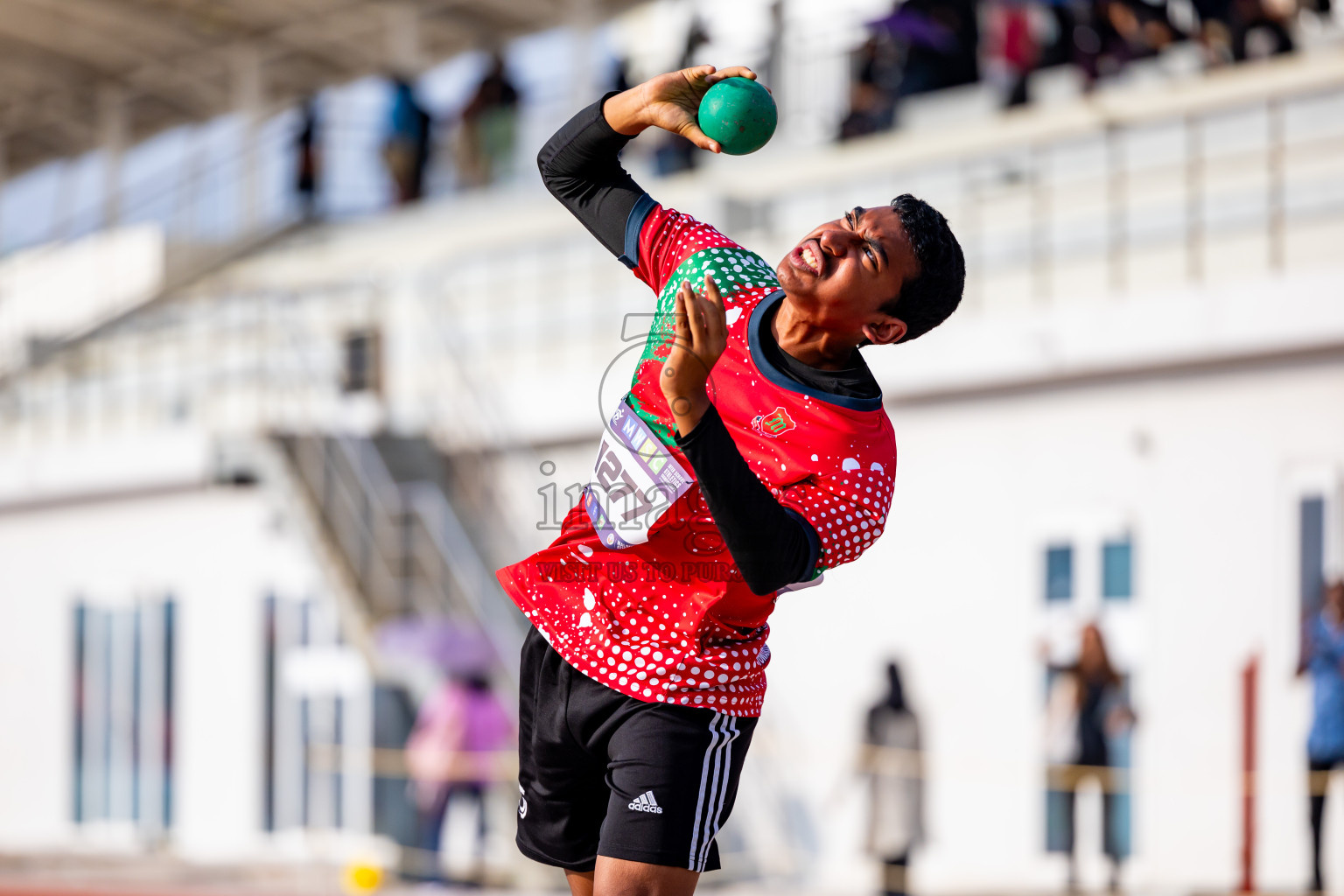 Day 5 of MWSC Interschool Athletics Championships 2024 held in Hulhumale Running Track, Hulhumale, Maldives on Wednesday, 13th November 2024. Photos by: Nausham Waheed / Images.mv