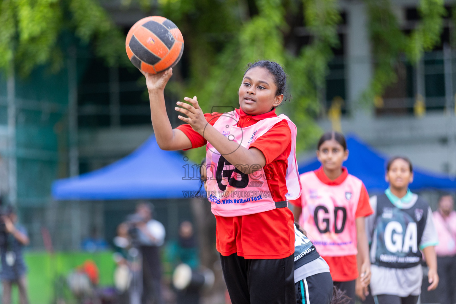 Day 3 of Nestle' Kids Netball Fiesta 2023 held in Henveyru Stadium, Male', Maldives on Saturday, 2nd December 2023. Photos by Nausham Waheed / Images.mv