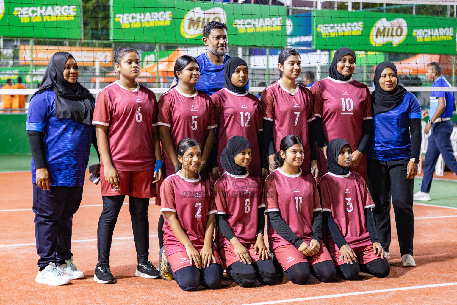 Island Ocean Club vs Club Rising Star Academy in Milo National Junior Volleyball Championship 2025 Day 3 was held on Monday, 24th November 2025 at Ekuveni Turf Court Male', Maldives. Photos: Areef Adam / images.mv