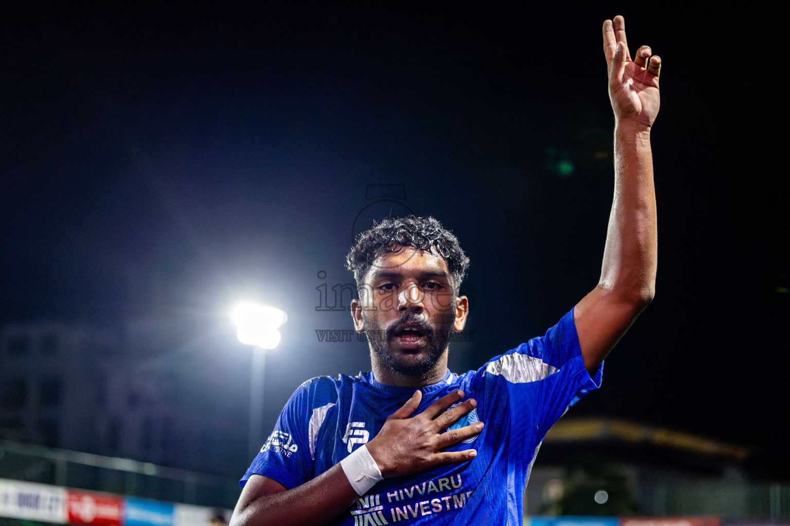 V Keyodhoo vs AA Mathiveri in zone round on Day 32 of Golden Futsal Challenge 2025 was held on Wednesday , 5th February 2025, in Hulhumale', Maldives. Photos: Nausham Waheed / images.mv
