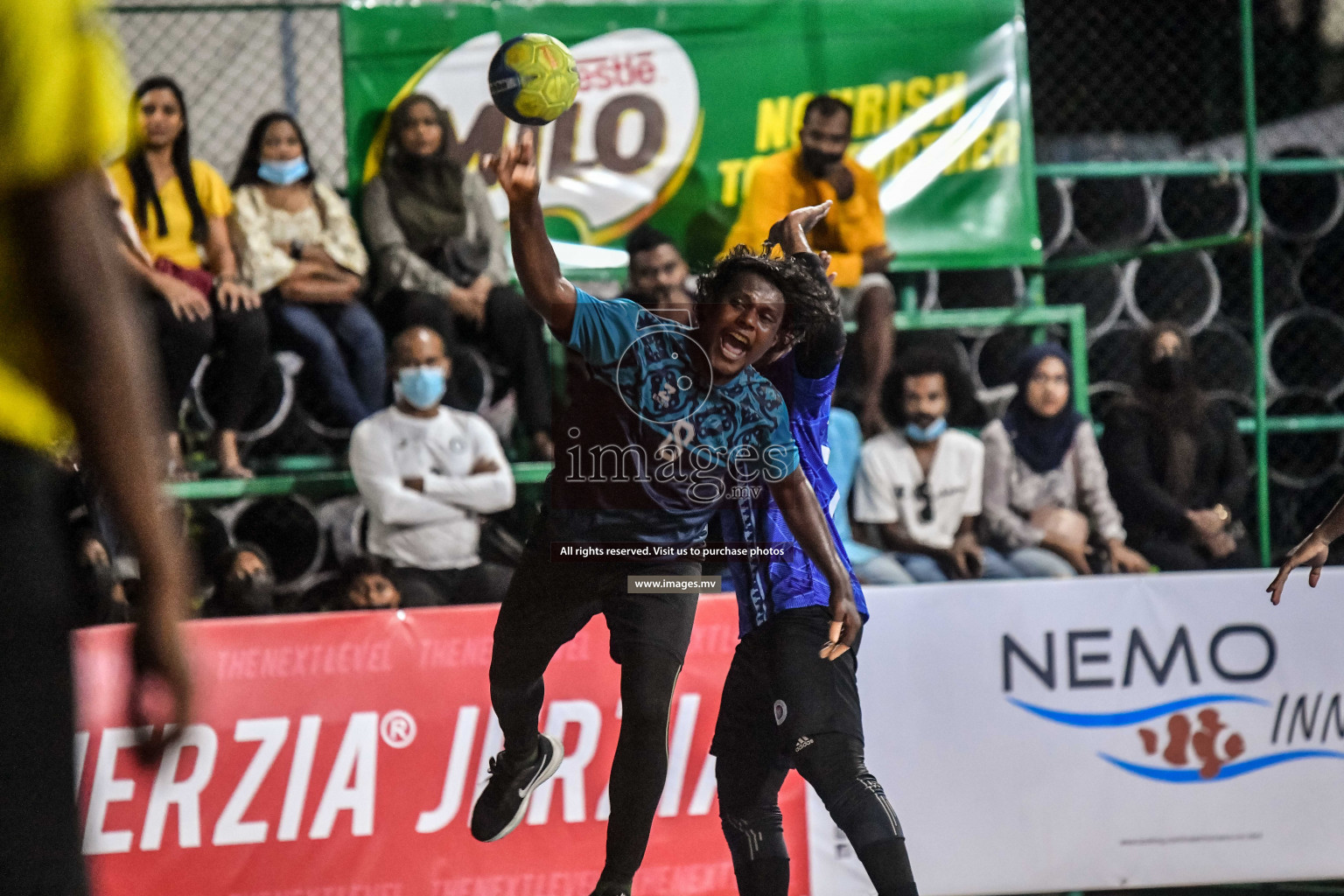 Day 6 of Milo 6th Inter Office Handball Tournament 2022 - Photos by Nausham Waheed