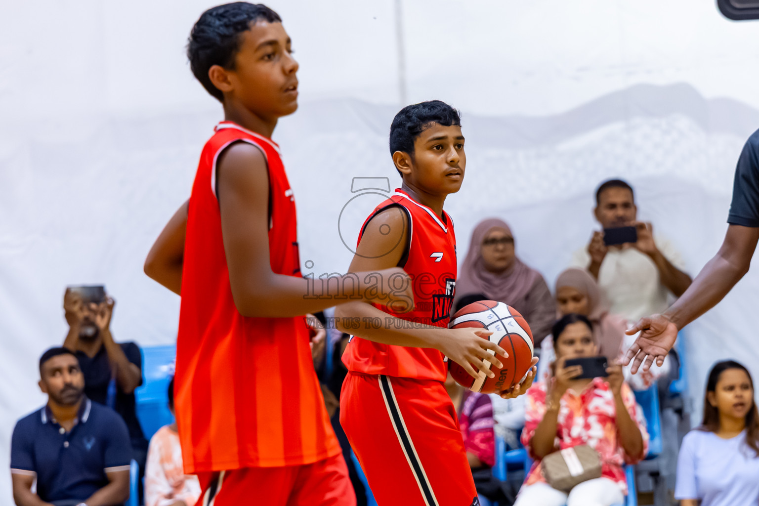 Day 2 of Milo 5 x 5 Junior Challenge 2025 - Basketball tournament held in Basketball Training Center, Male', Maldives on Friday, 10th October 2025. Photos by: Nausham Waheed / Images.mv