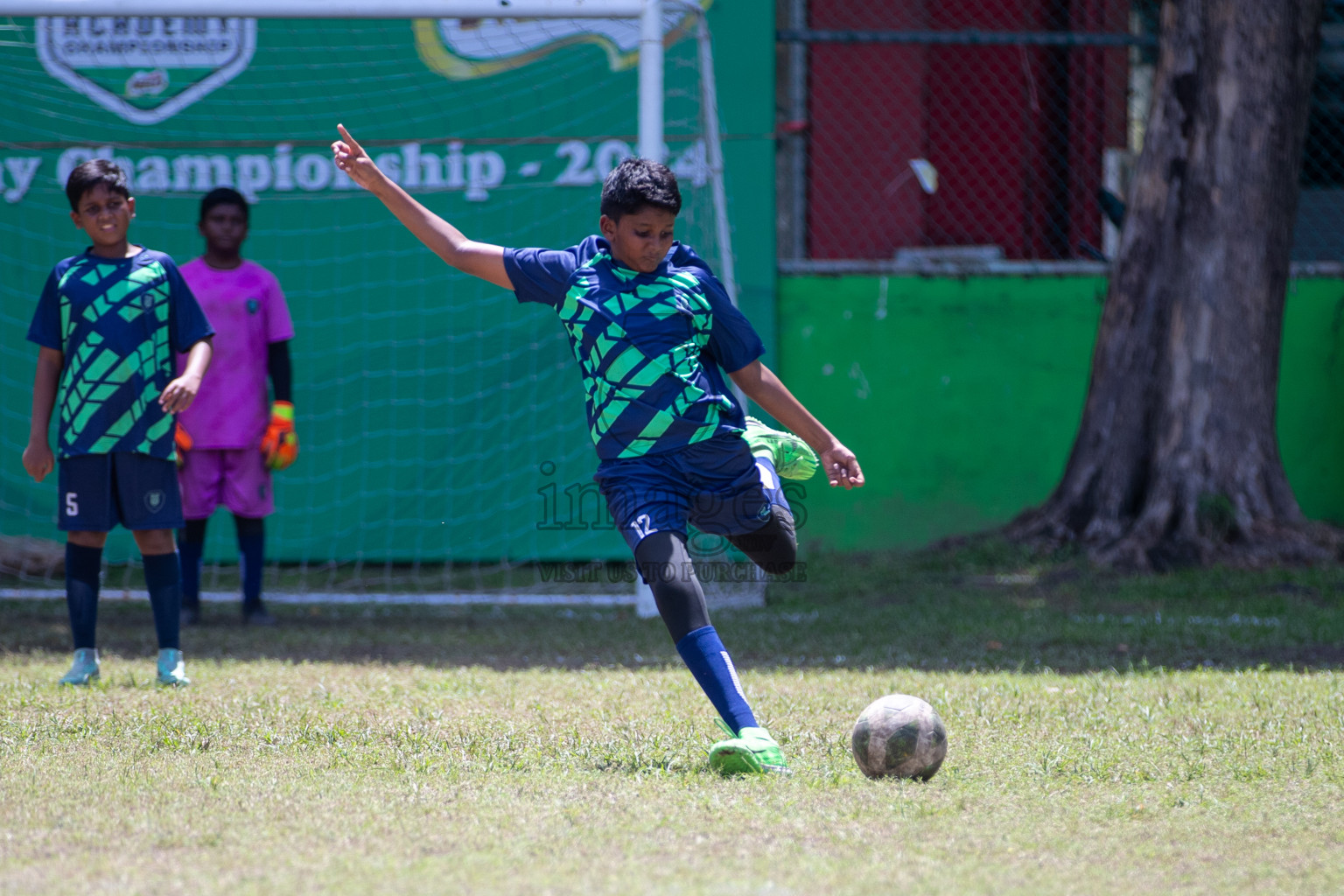 Day 3 of MILO Academy Championship 2024 - U12 was held at Henveiru Grounds in Male', Maldives on Saturday, 6th July 2024. Photos: Mohamed Mahfooz Moosa / images.mv