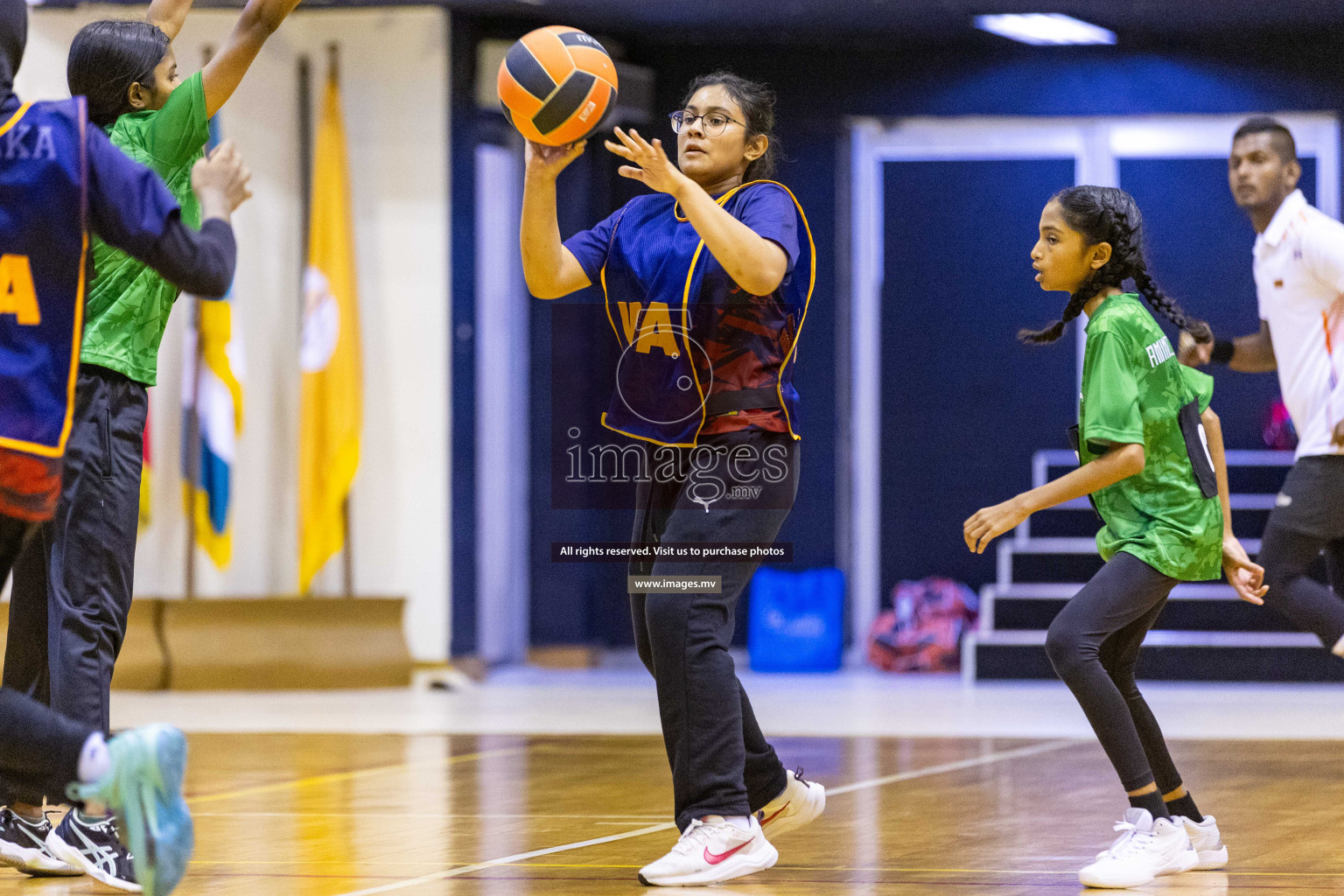 Day4 of 24th Interschool Netball Tournament 2023 was held in Social Center, Male', Maldives on 30th October 2023. Photos: Nausham Waheed / images.mv