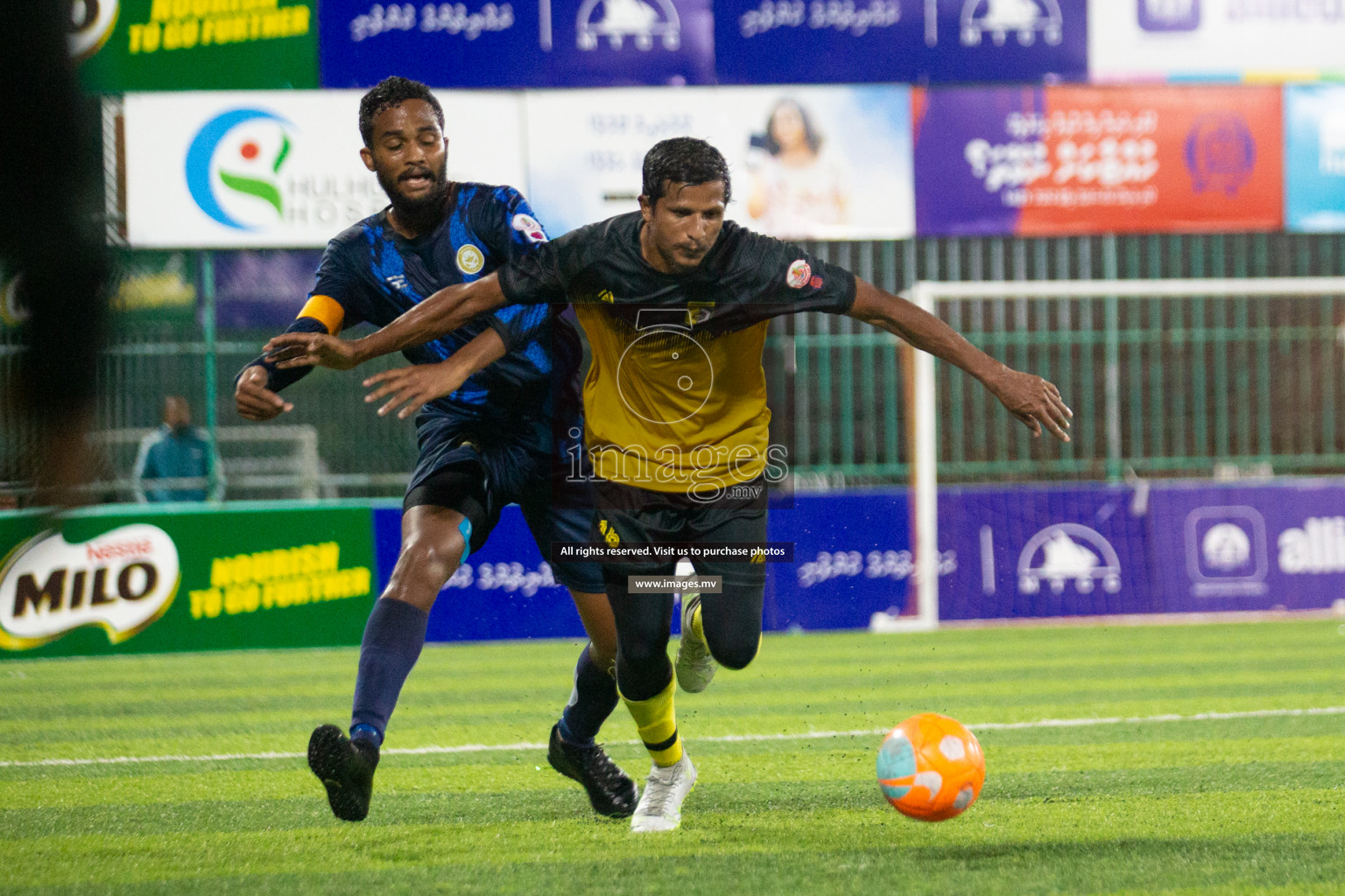 Team MPL vs Team RRC in the Quarter Finals of Club Maldives 2021 held at Hulhumale'; on 13th December 2021 Photos: Nasam/ images.mv