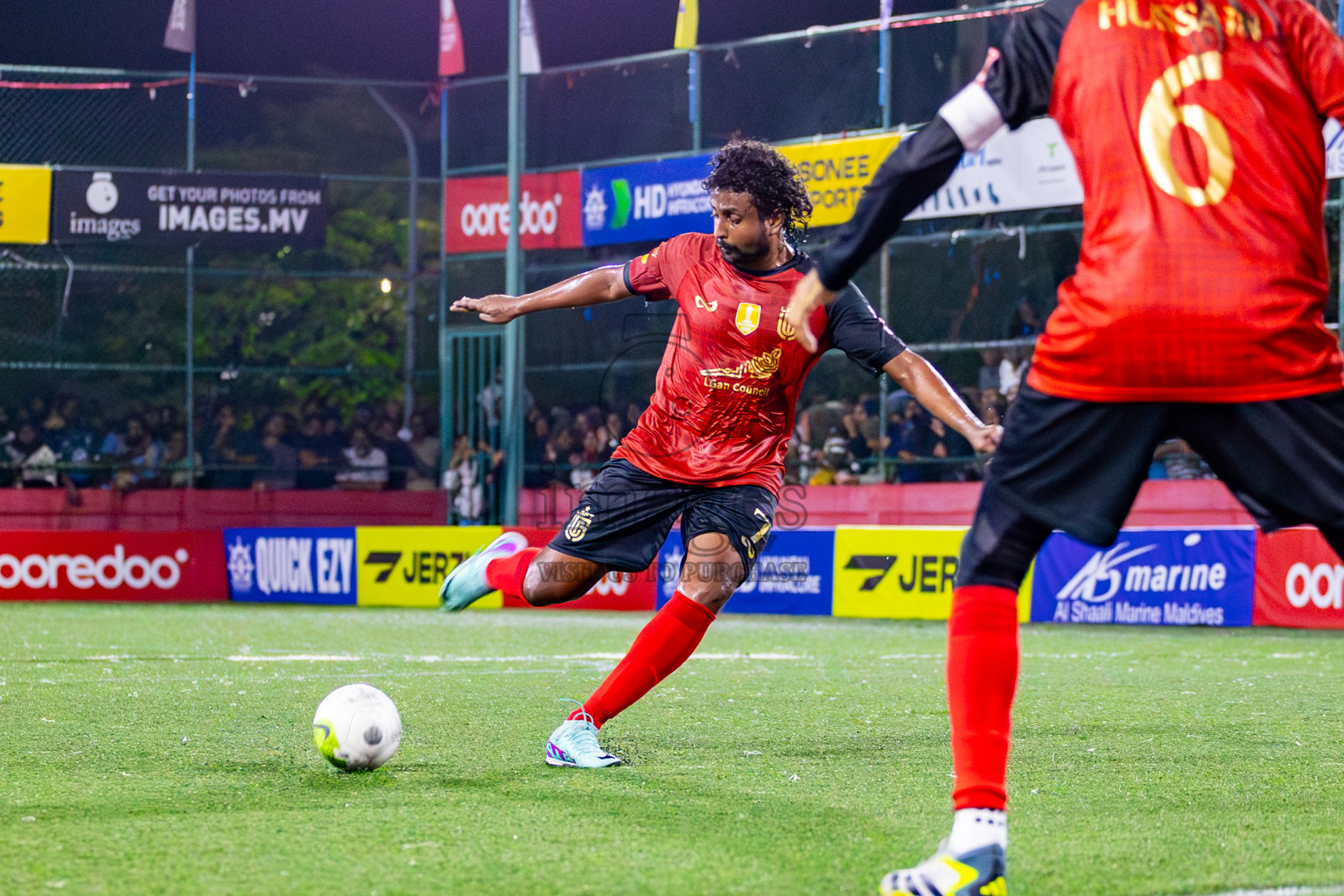 Th Thimarafushi vs L Gan on Day 37 of Golden Futsal Challenge 2024 was held on Thursday, 22nd February 2024, in Hulhumale', Maldives
Photos: Mohamed Mahfooz Moosa/ images.mv